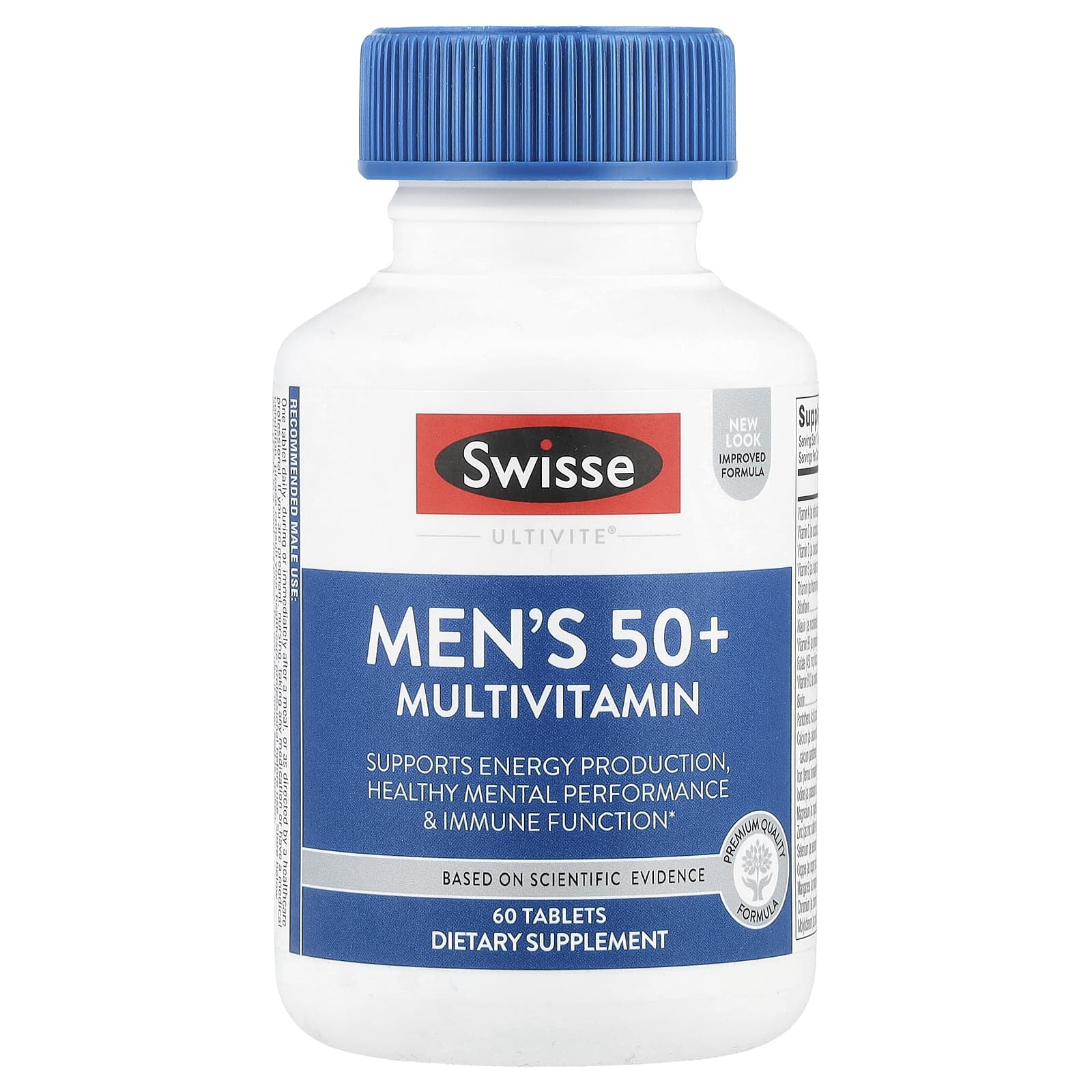 Swisse Men's 50+ Multivitamin – 60 comprimés — Tunisie