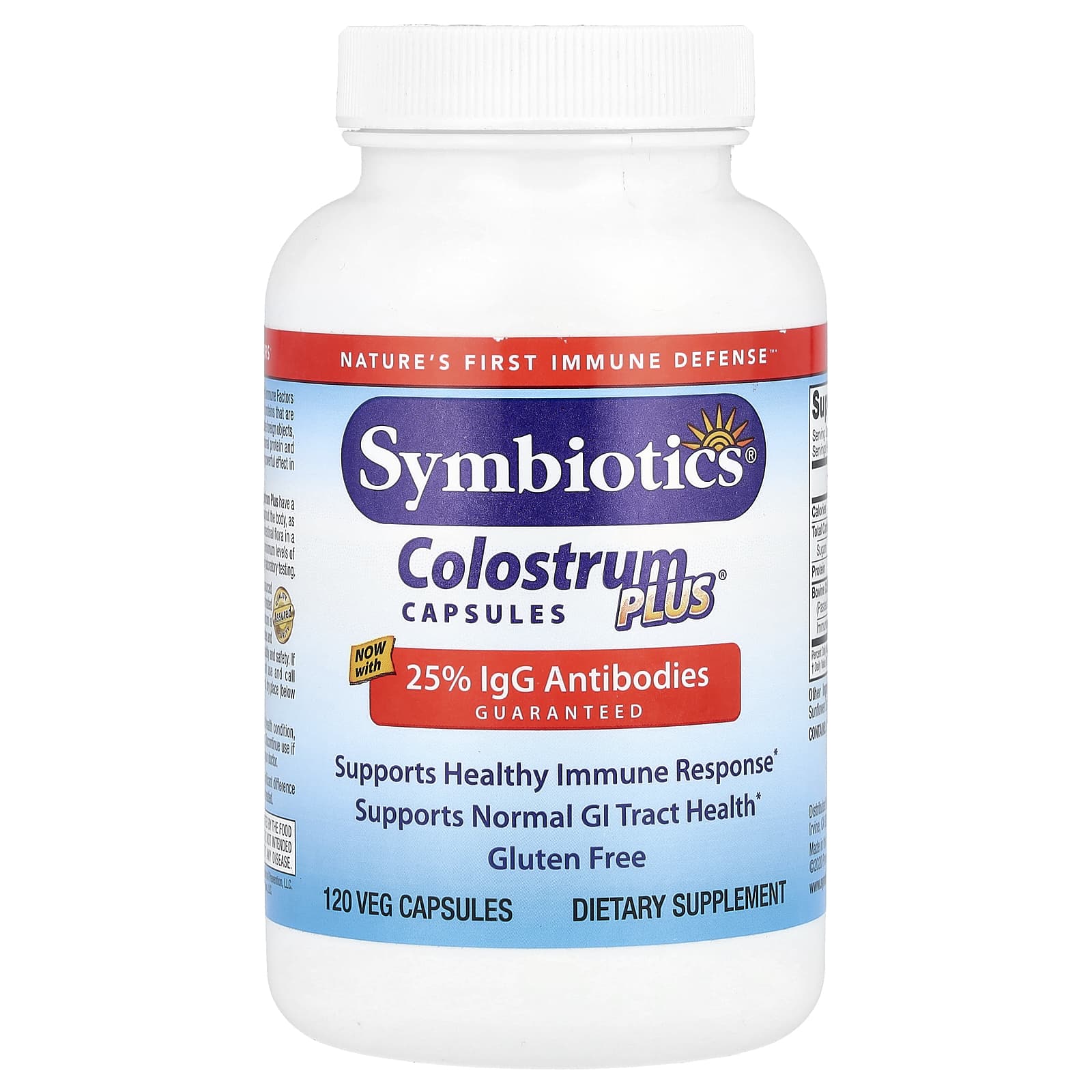 Symbiotics Colostrum Plus – 120 gélules végétales — Tunisie
