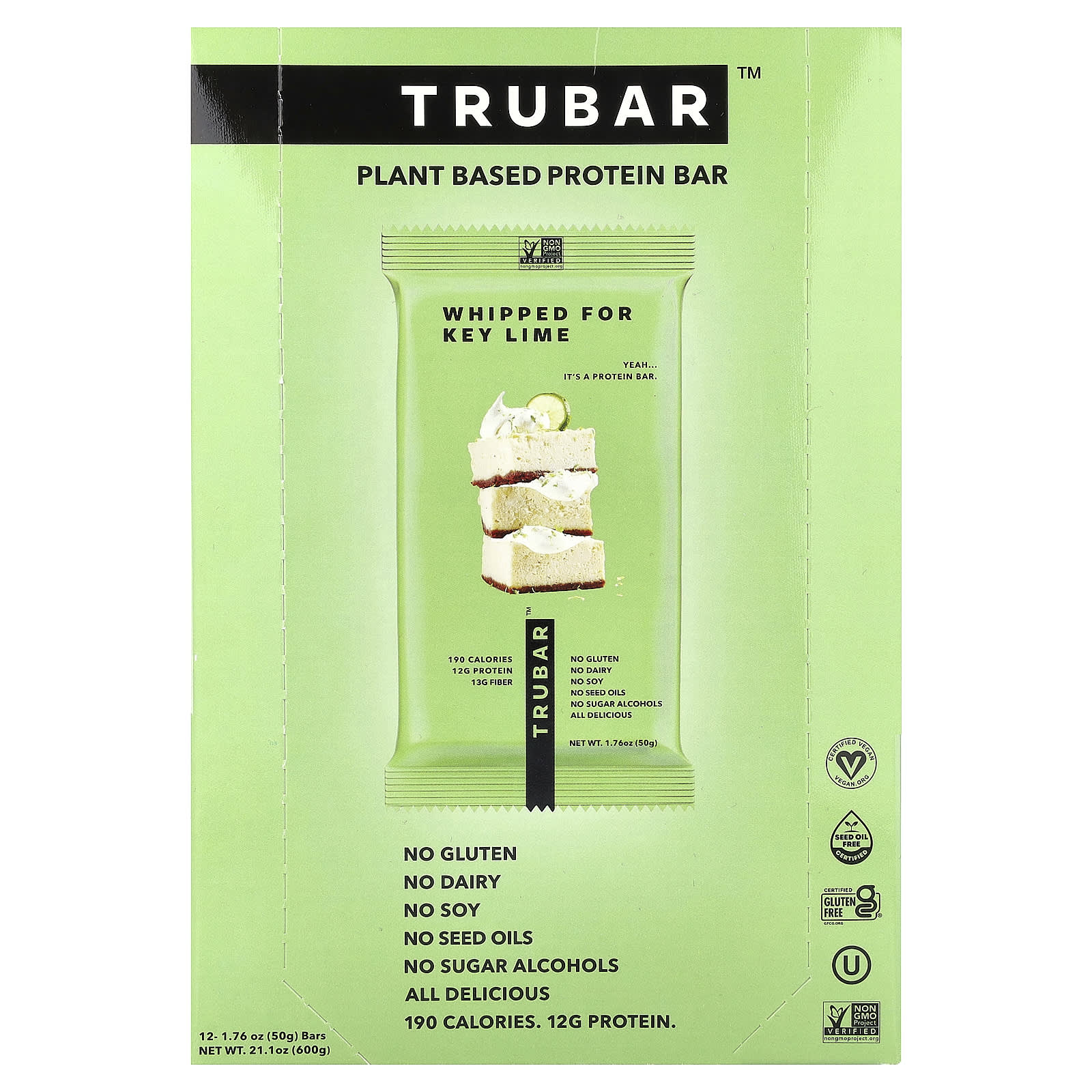 Trubar Plant Based Protein Bar – Whipped For Key Lime – 50 g — Tunisie
