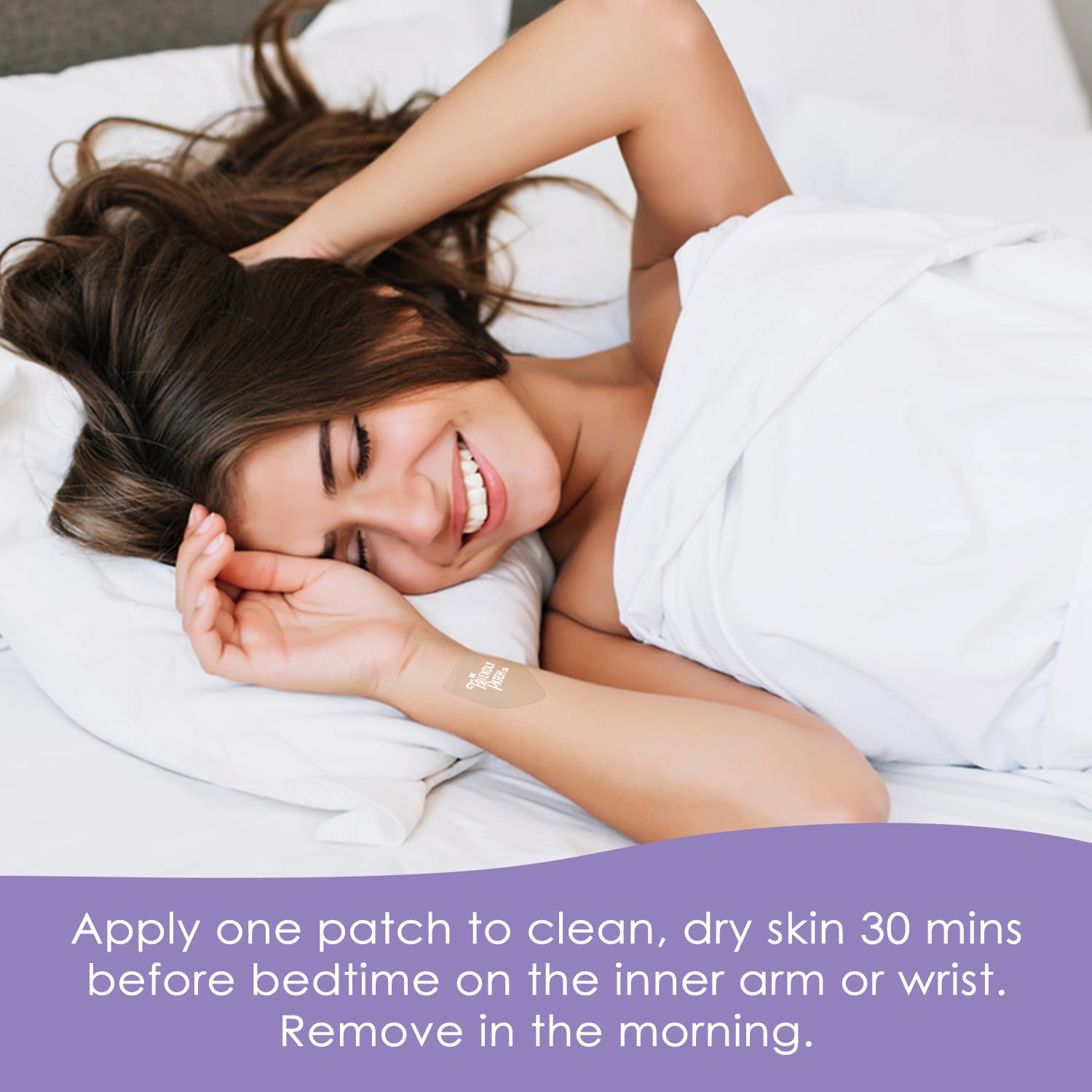 The Friendly Patch Snoozzze, Melatonin Sleep Patch, 8 Patches — étiquette 4