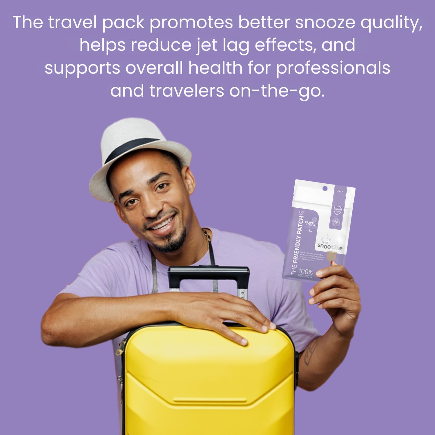 The Friendly Patch Snoozzze, Melatonin Sleep Patch, 8 Patches — étiquette 7