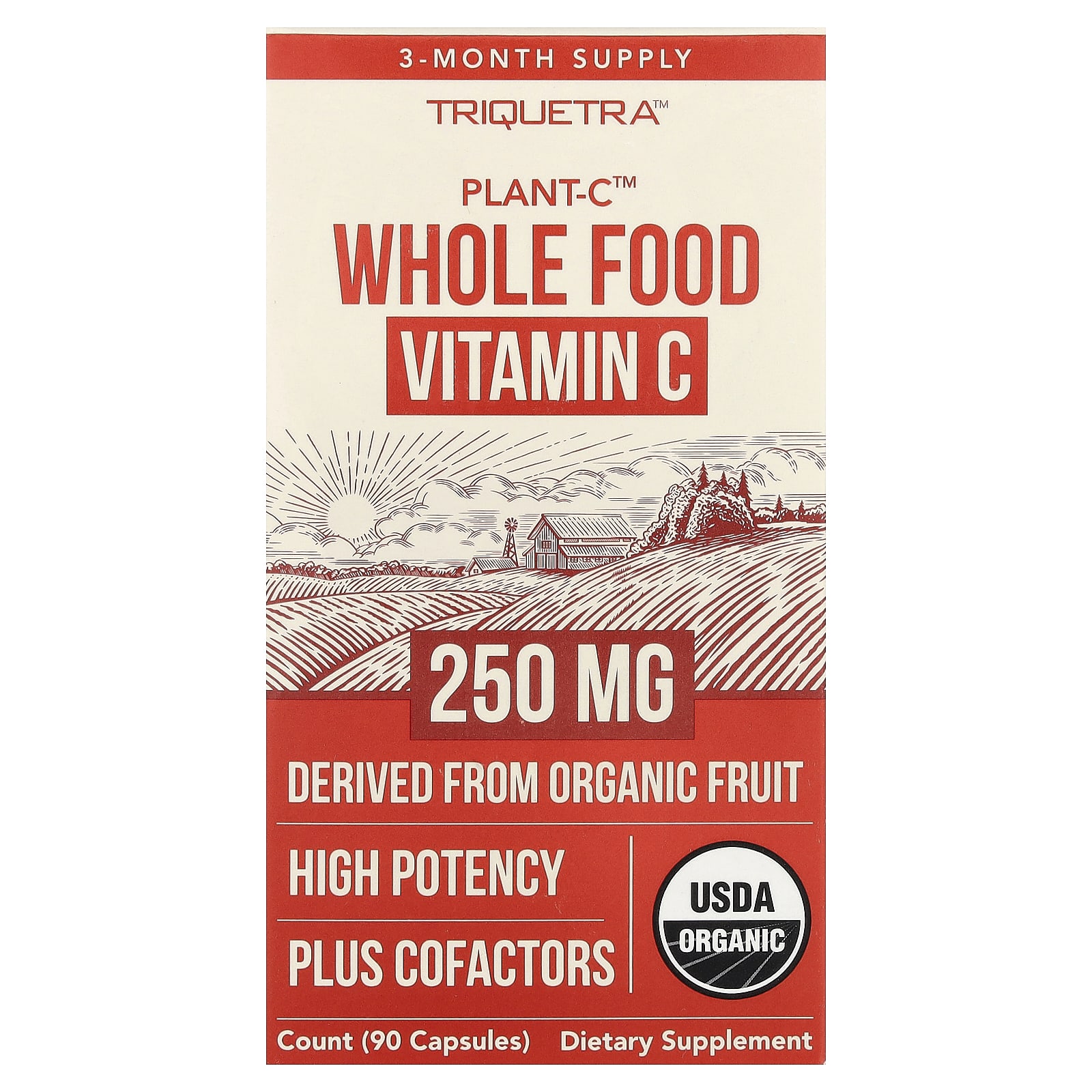 Triquetra Health Plant-C Whole Food Vitamin C – 90 gélules — Tunisie
