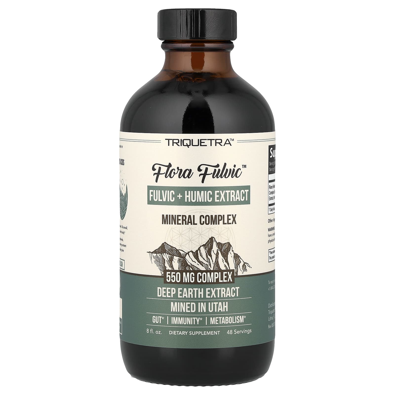 Triquetra Health Flora Fulvic, Fulvic + Humic Extract Mineral Complex – 8 fl oz — Tunisie