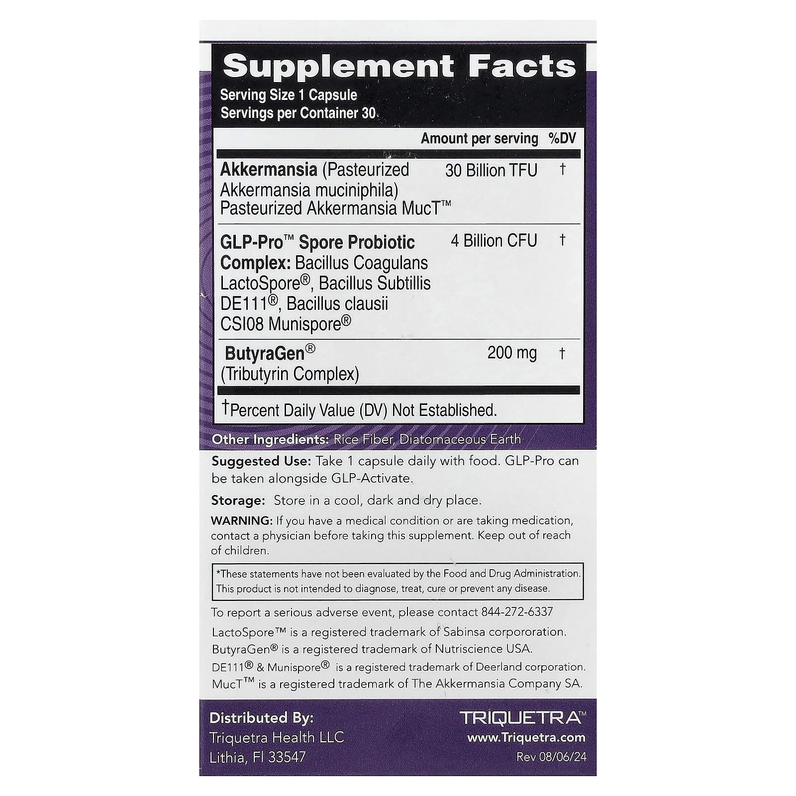 Triquetra Health PX Therapeutics – 30 gélules — photo 2 sur 2