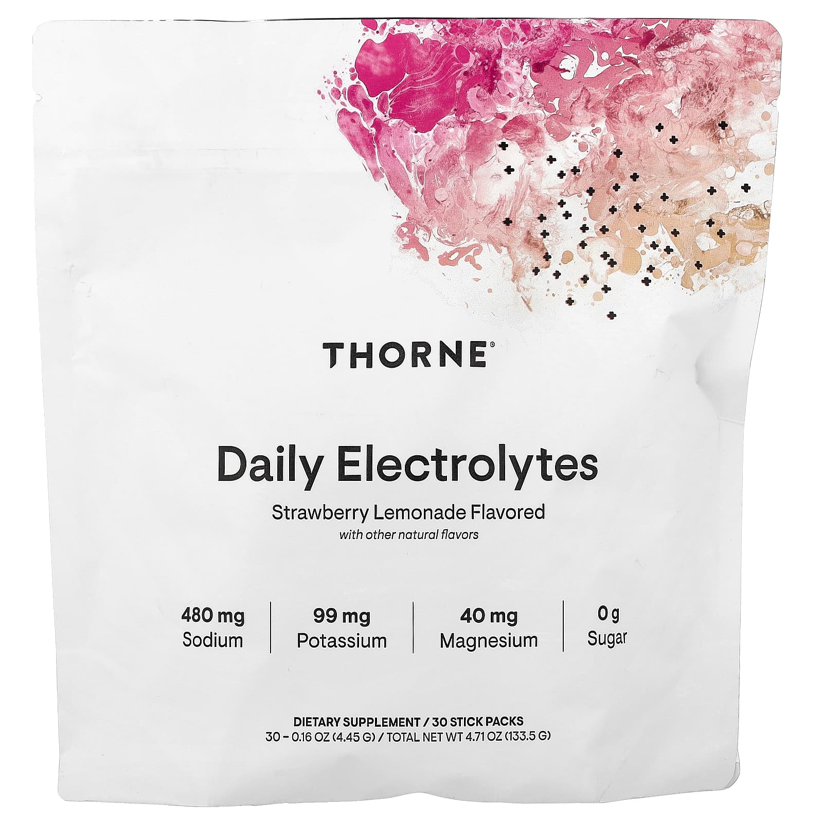 Thorne Daily Electrolytes – Strawberry Lemonade – 4,45 g — Tunisie