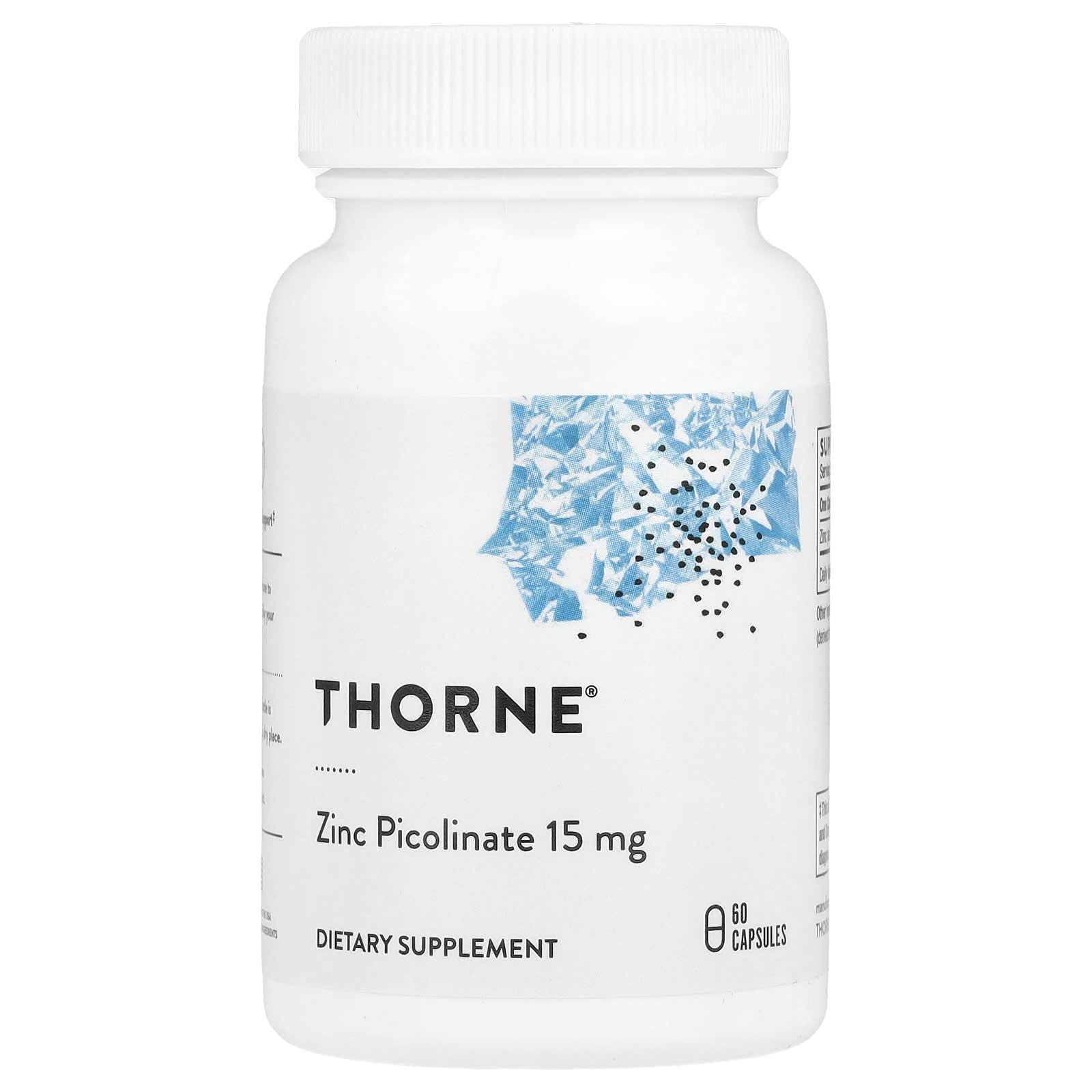 Thorne Zinc Picolinate – 15 mg – 60 gélules — Tunisie