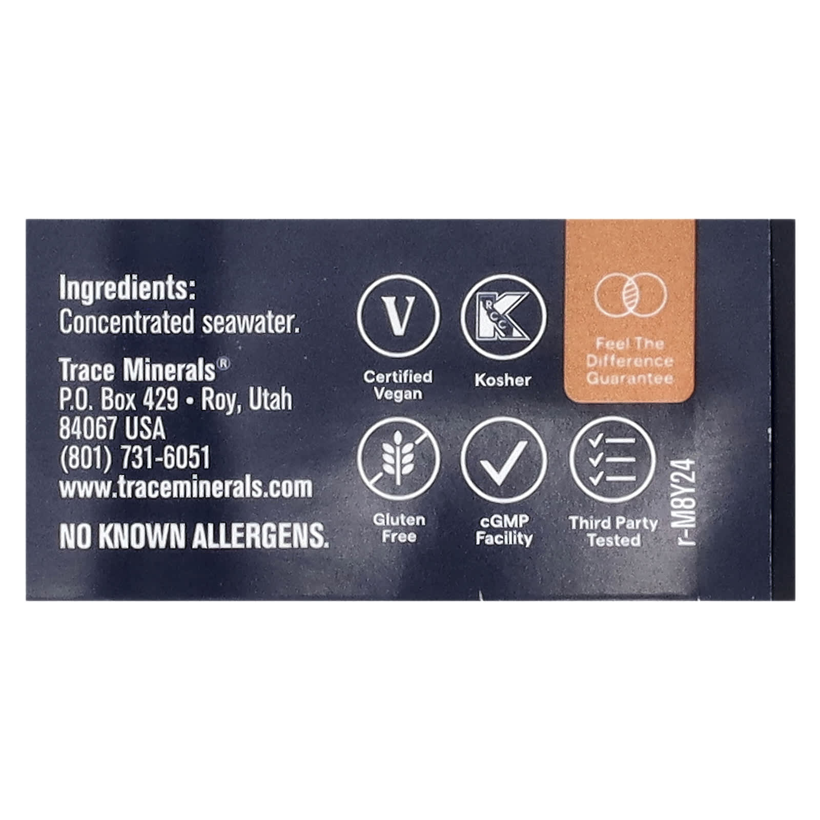 Trace ConcenTrace, Trace Mineral Drops – 15 ml — étiquette 1