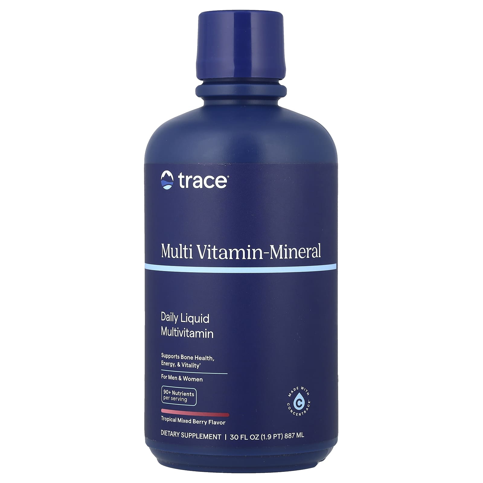 Trace Multi Vitamin-Mineral, For Men & Women – Tropical Mixed Berry – 887 ml — Tunisie