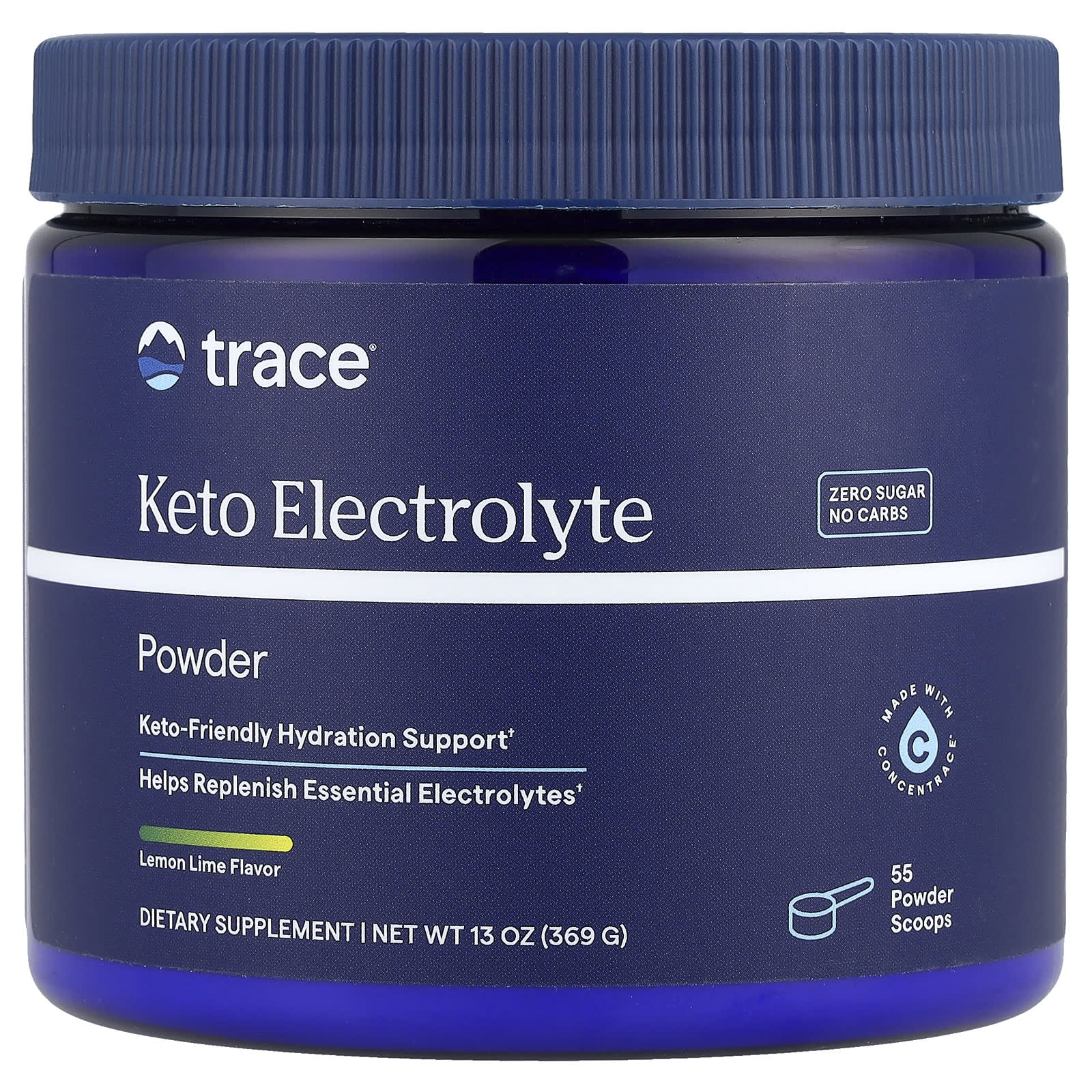 Trace Keto Electrolyte Powder – Lemon Lime – 369 g — Tunisie