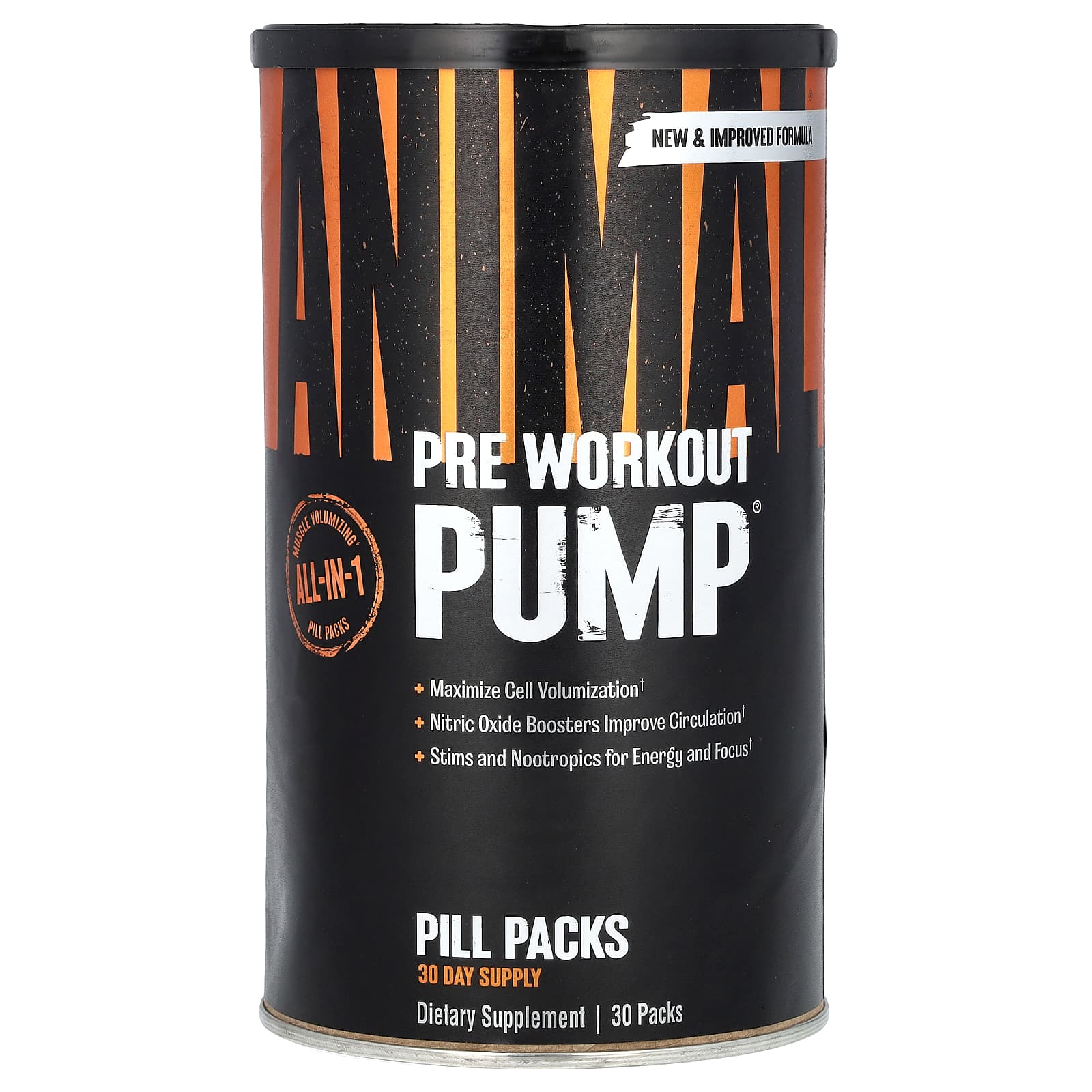 Animal Pre Workout Pump, Pill Packs, 30 Packs — Tunisie
