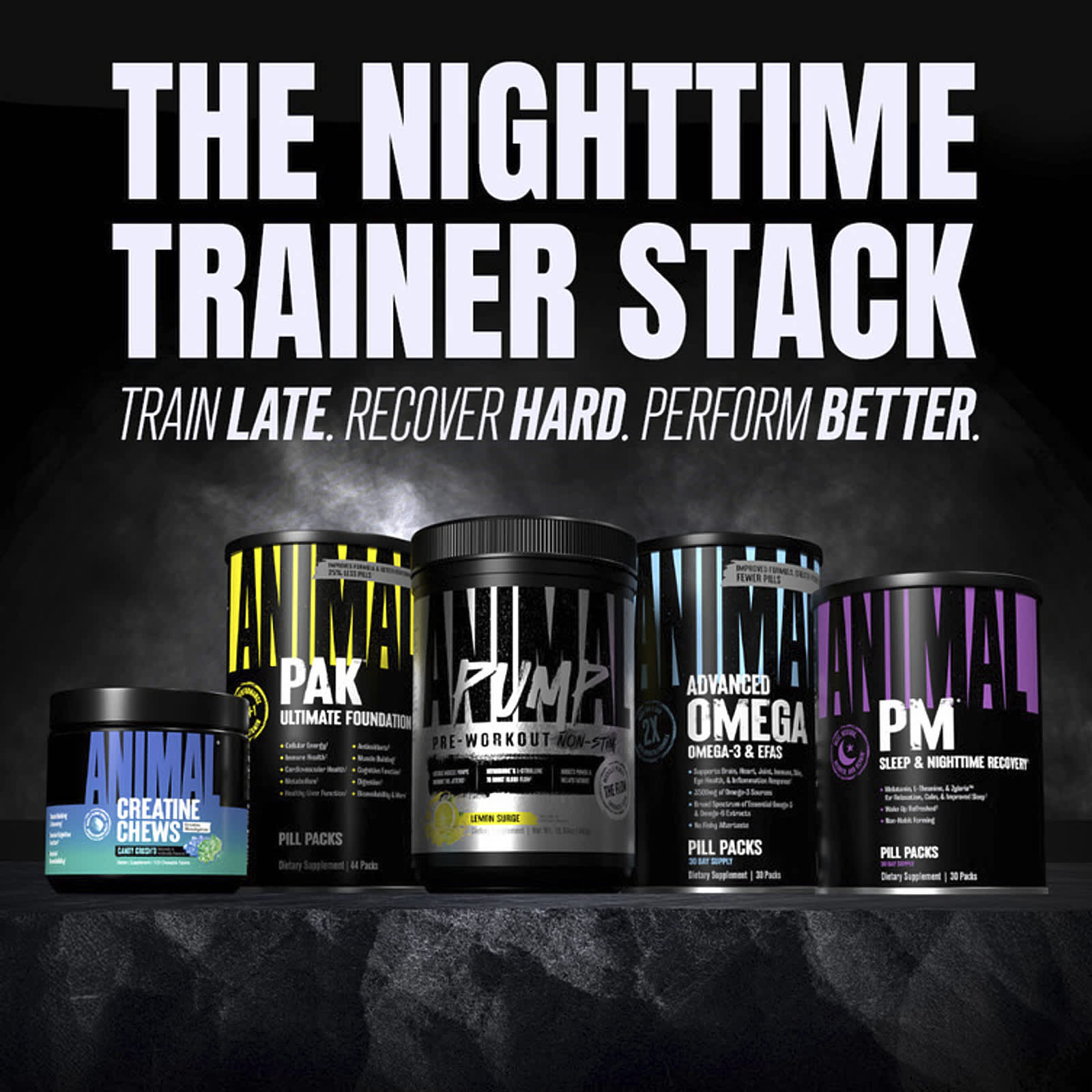 Animal PM, Sleep & Nighttime Recovery, 30 Packs — étiquette 7