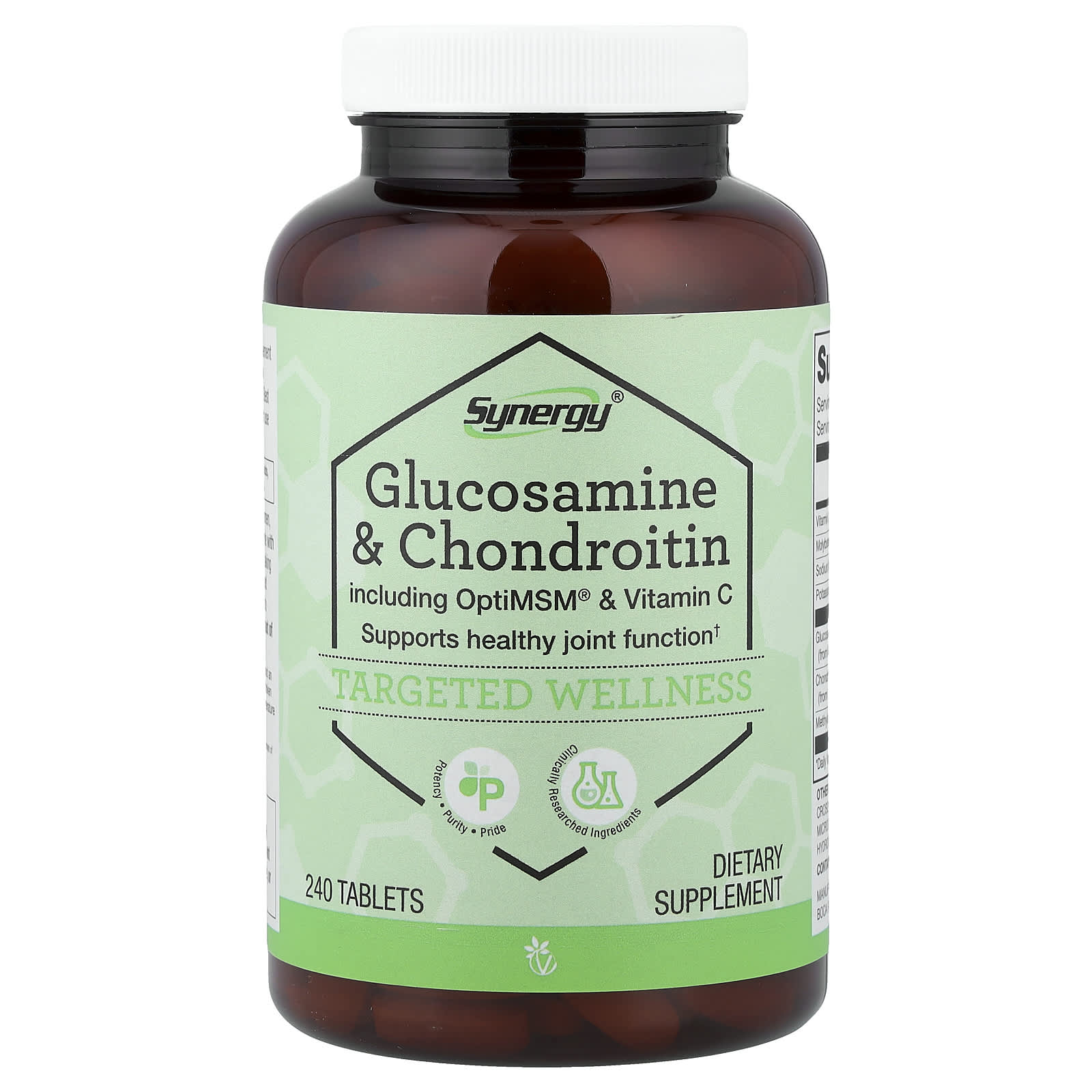 Vitacost Synergy, Glucosamine & Chondroitin – 240 comprimés — Tunisie