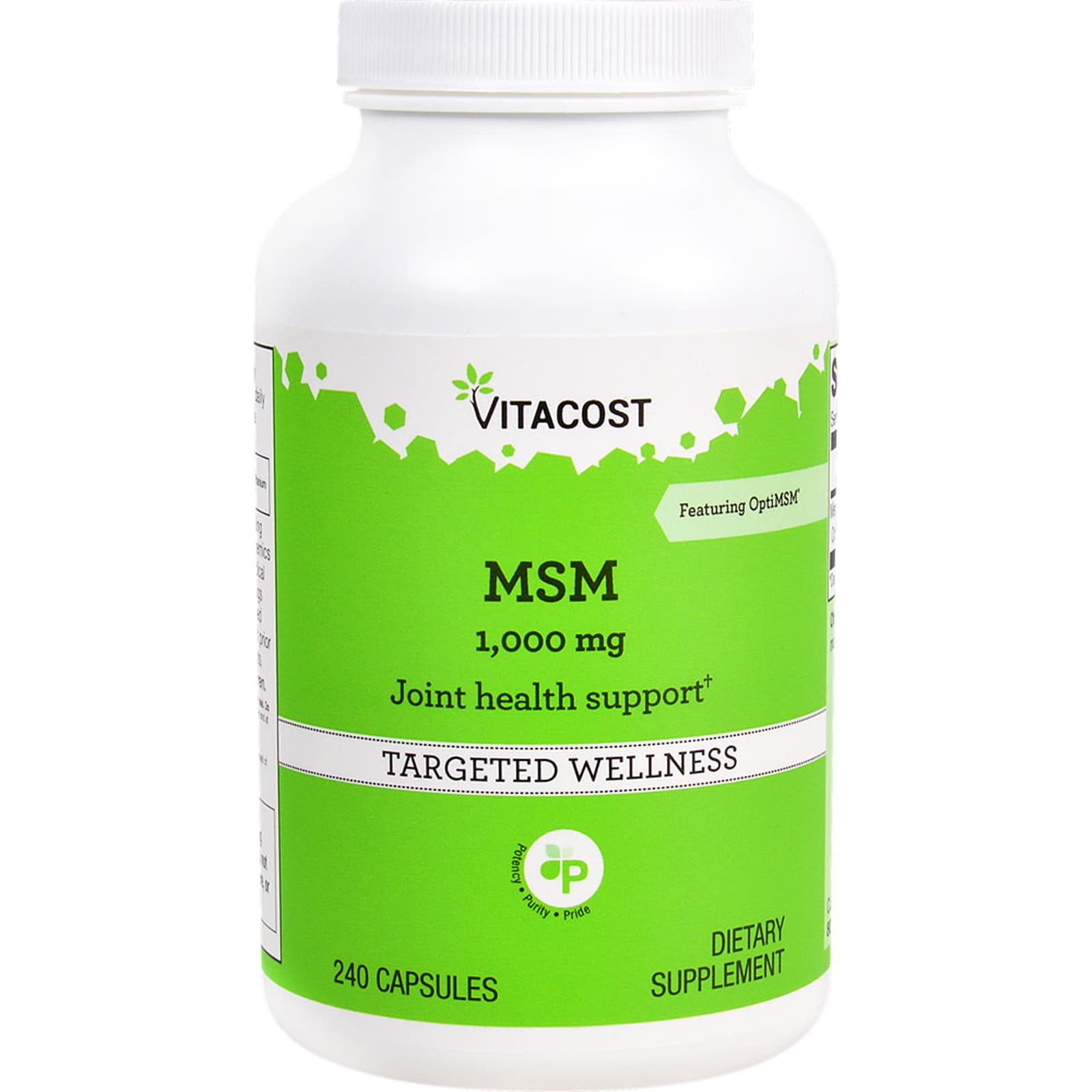 Vitacost MSM – 240 gélules — Tunisie