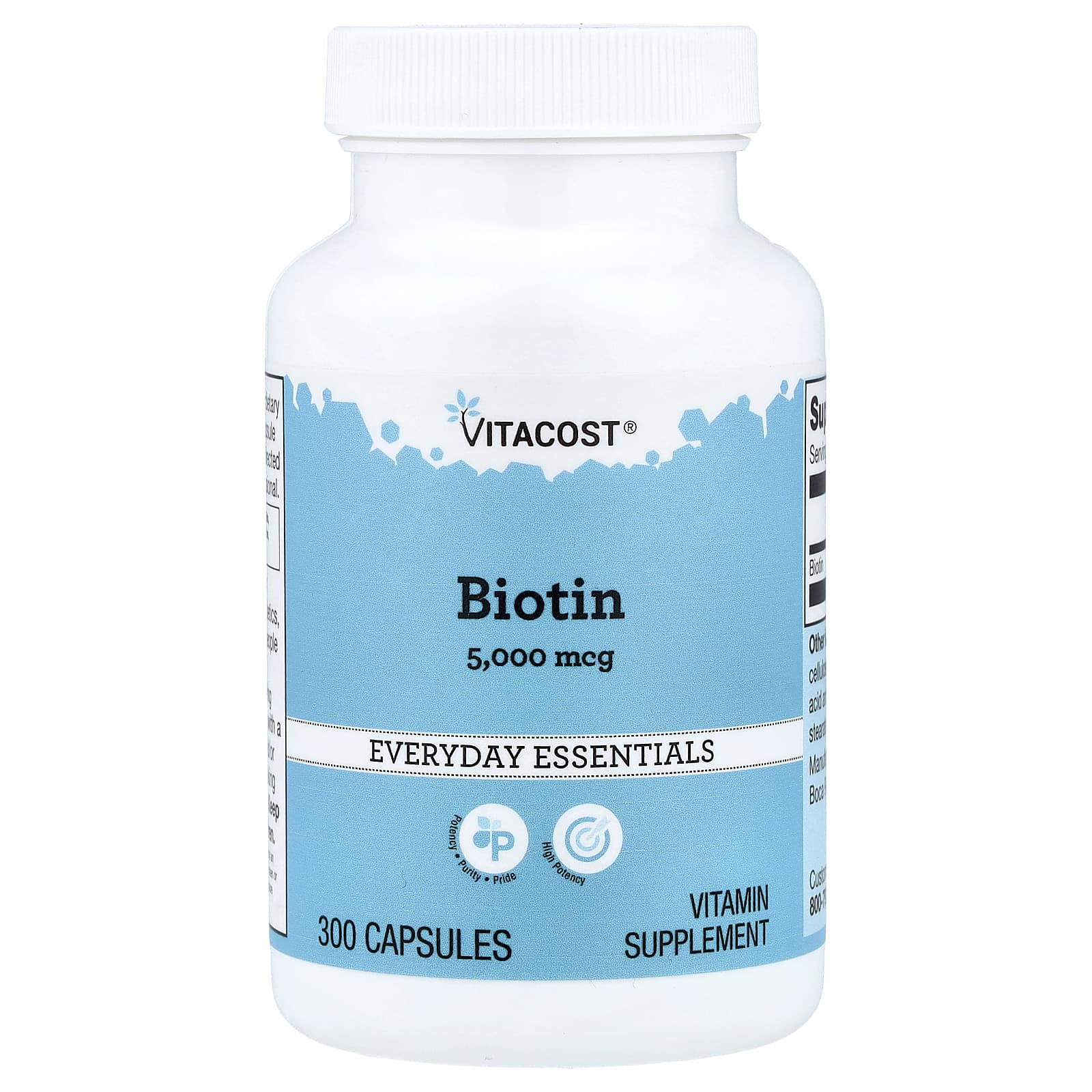 Vitacost Biotin – 300 gélules — Tunisie
