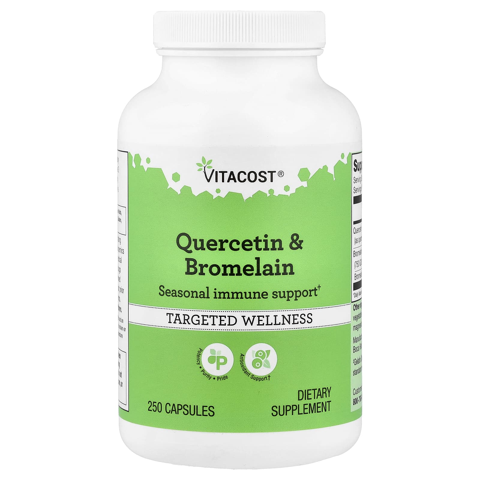 Vitacost Quercetin & Bromelain – 250 gélules — Tunisie