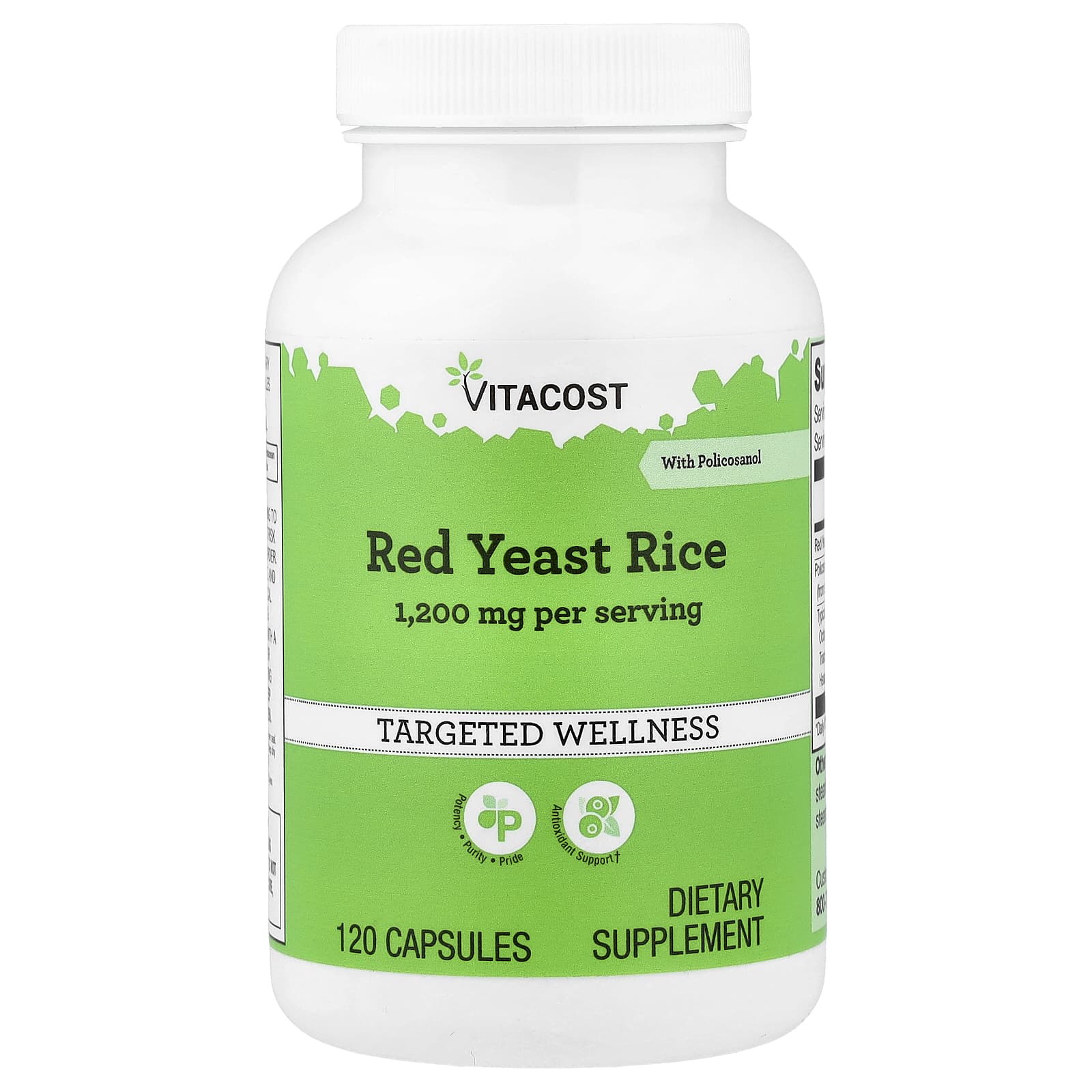 Vitacost Red Yeast Rice With Policosanol – 120 gélules — Tunisie