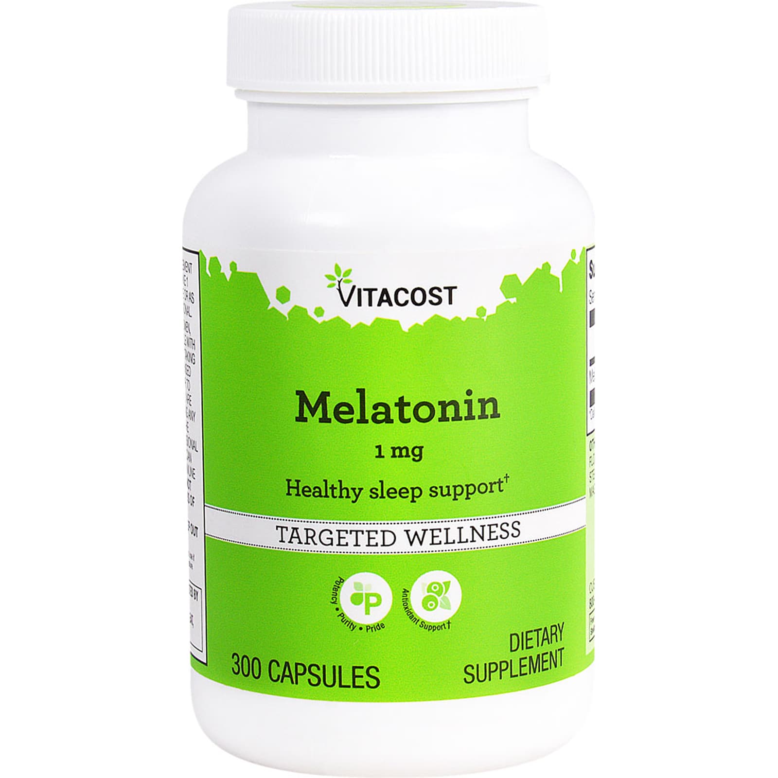 Vitacost Melatonin – 1 mg – 300 gélules — Tunisie
