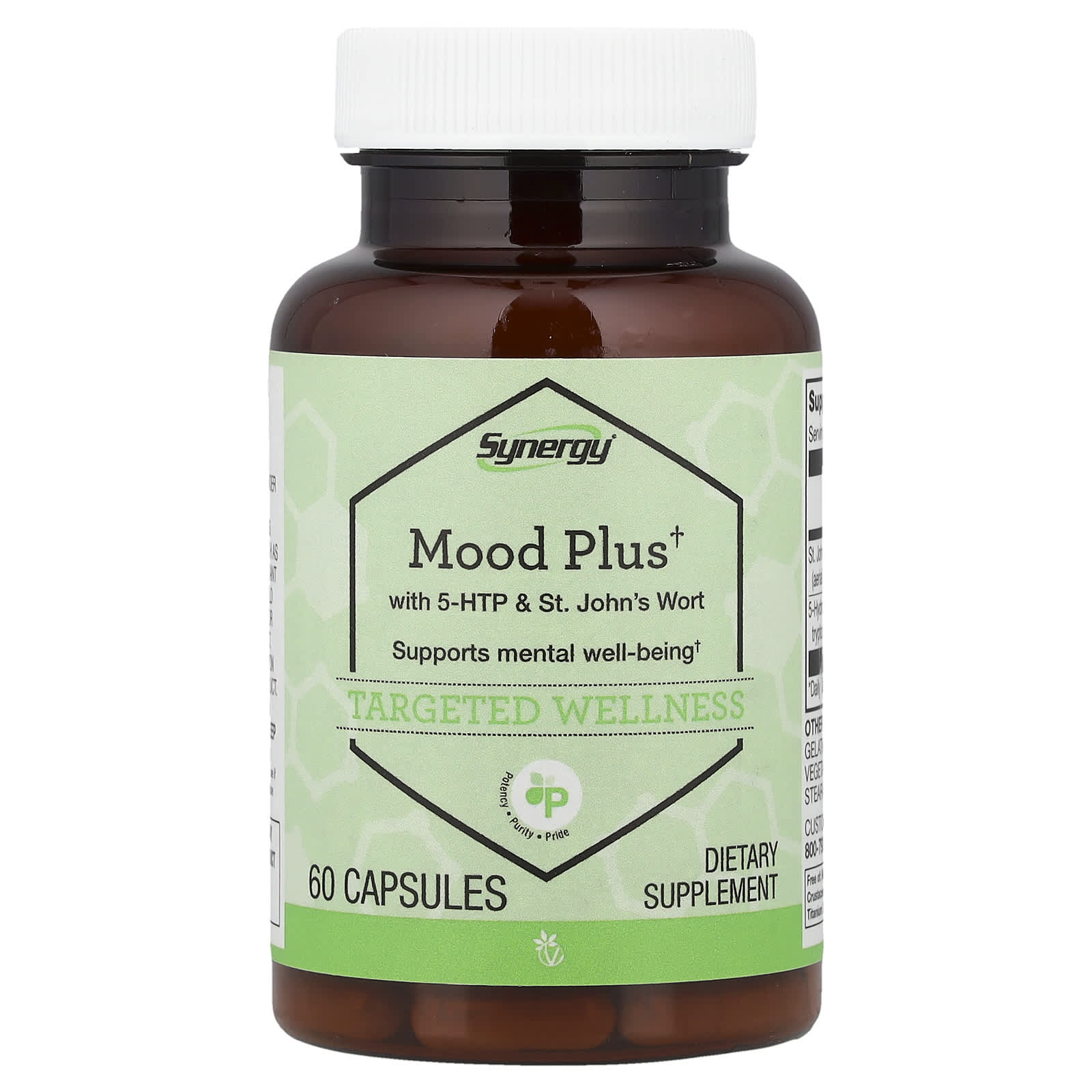 Vitacost Synergy – Mood Plus With 5-HTP & St. John's Wort – 60 gélules — Tunisie