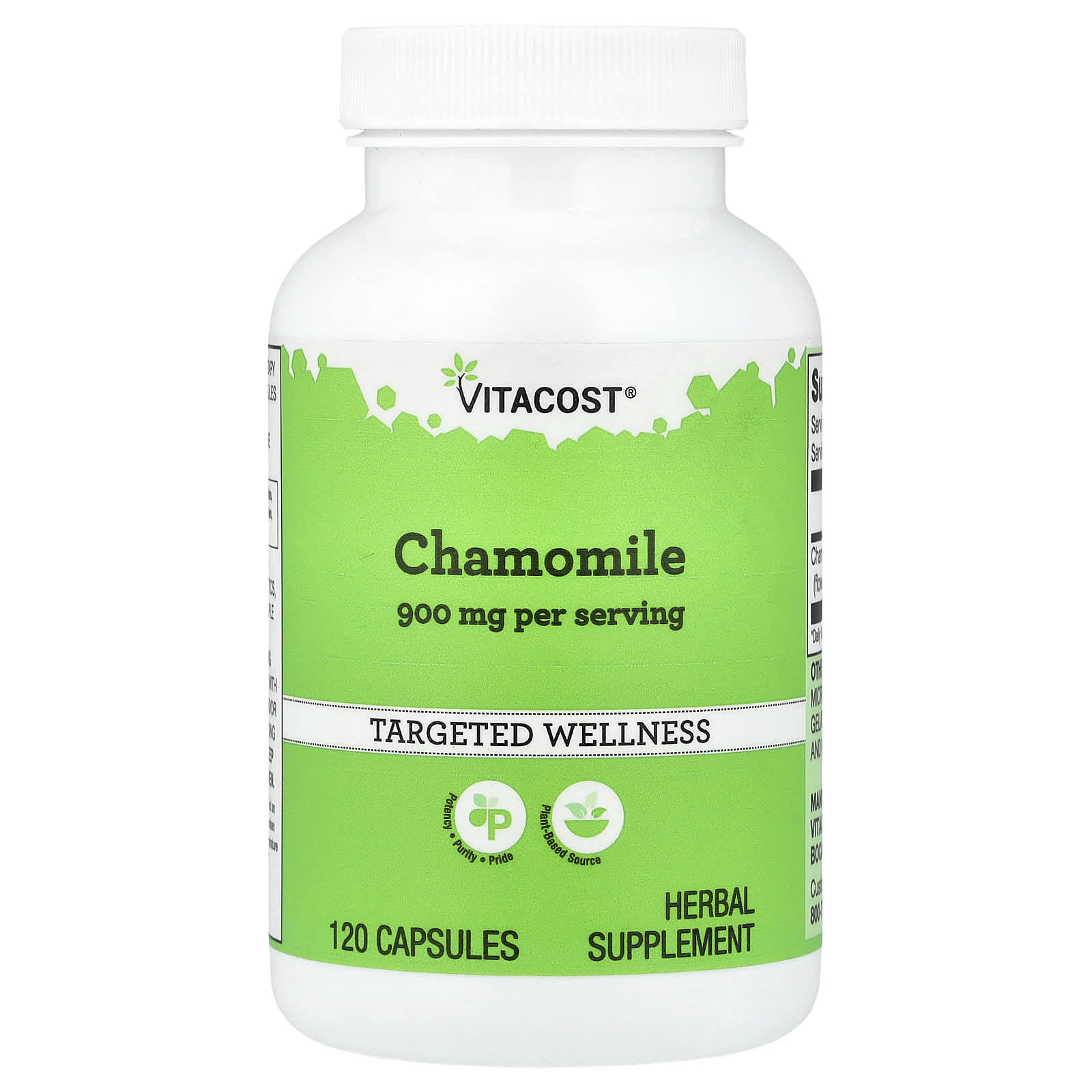 Vitacost Chamomile – 120 gélules — Tunisie