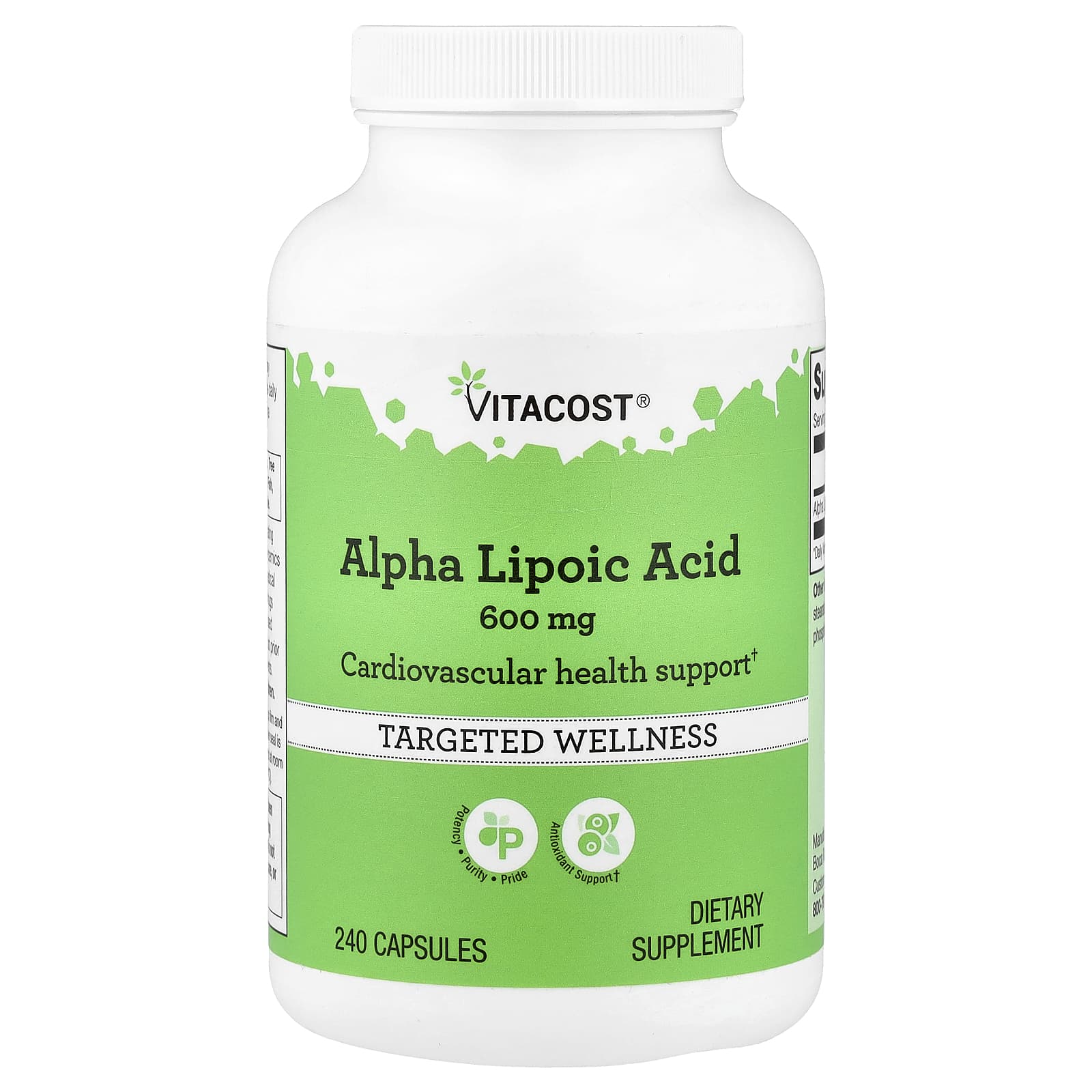 Vitacost Alpha Lipoic Acid – 600 mg – 240 gélules — Tunisie