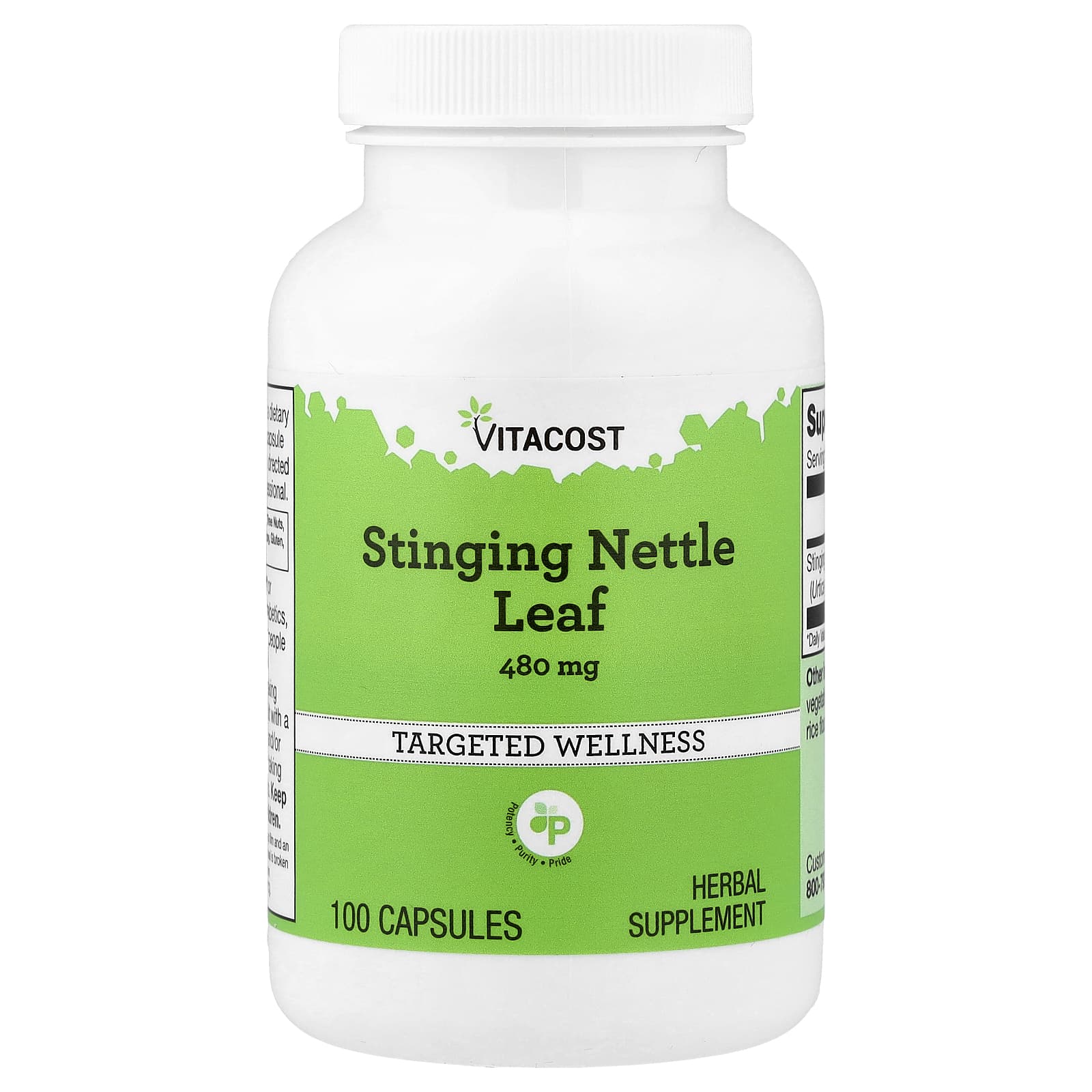 Vitacost Stinging Nettle Leaf – 100 gélules — Tunisie