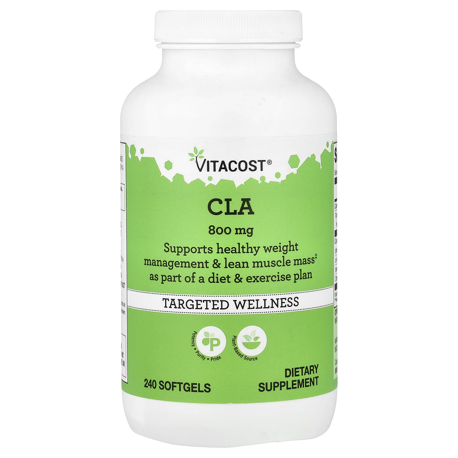 Vitacost CLA – 240 capsules molles — Tunisie