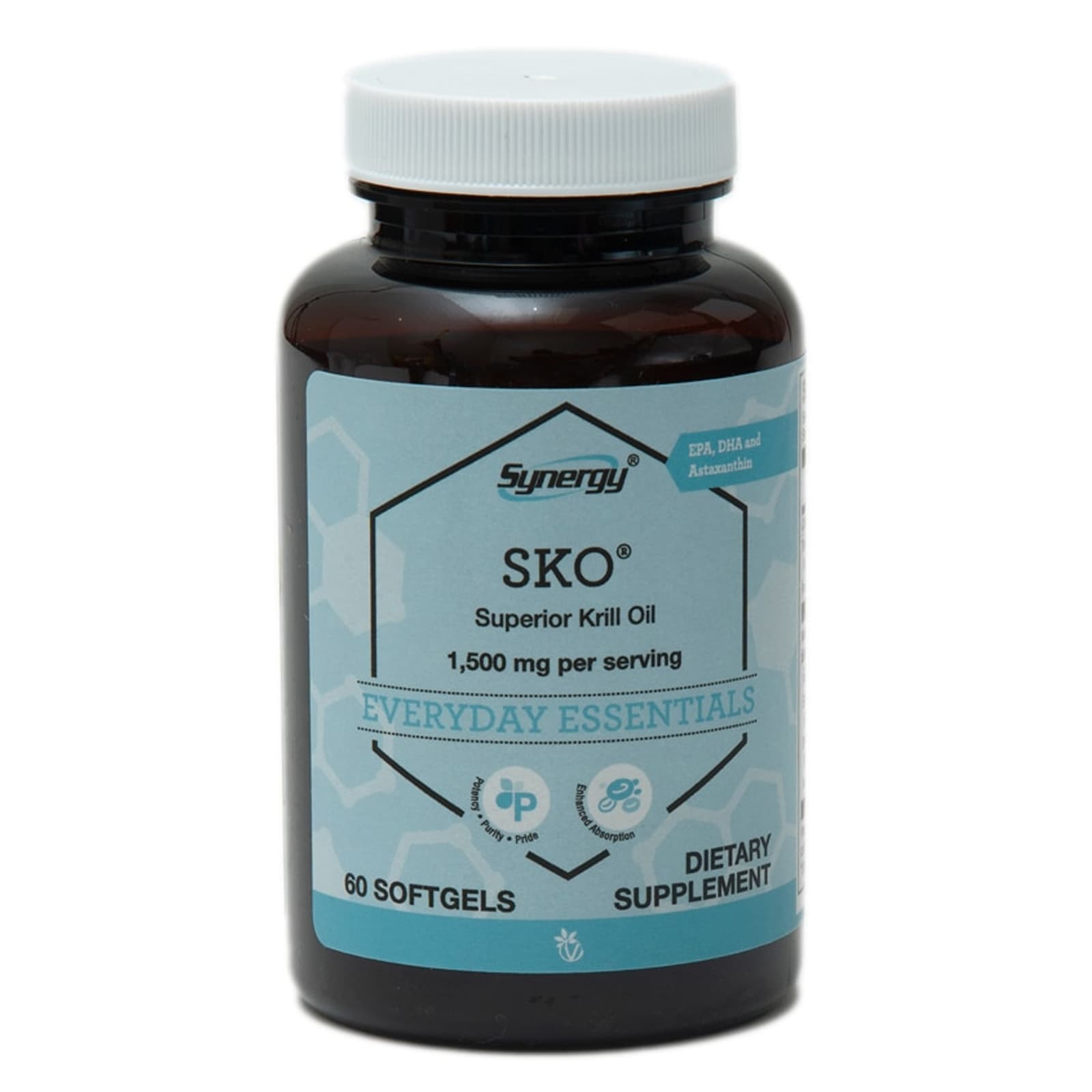 Vitacost Synergy, SKO Superior Krill Oil – 60 capsules molles — Tunisie
