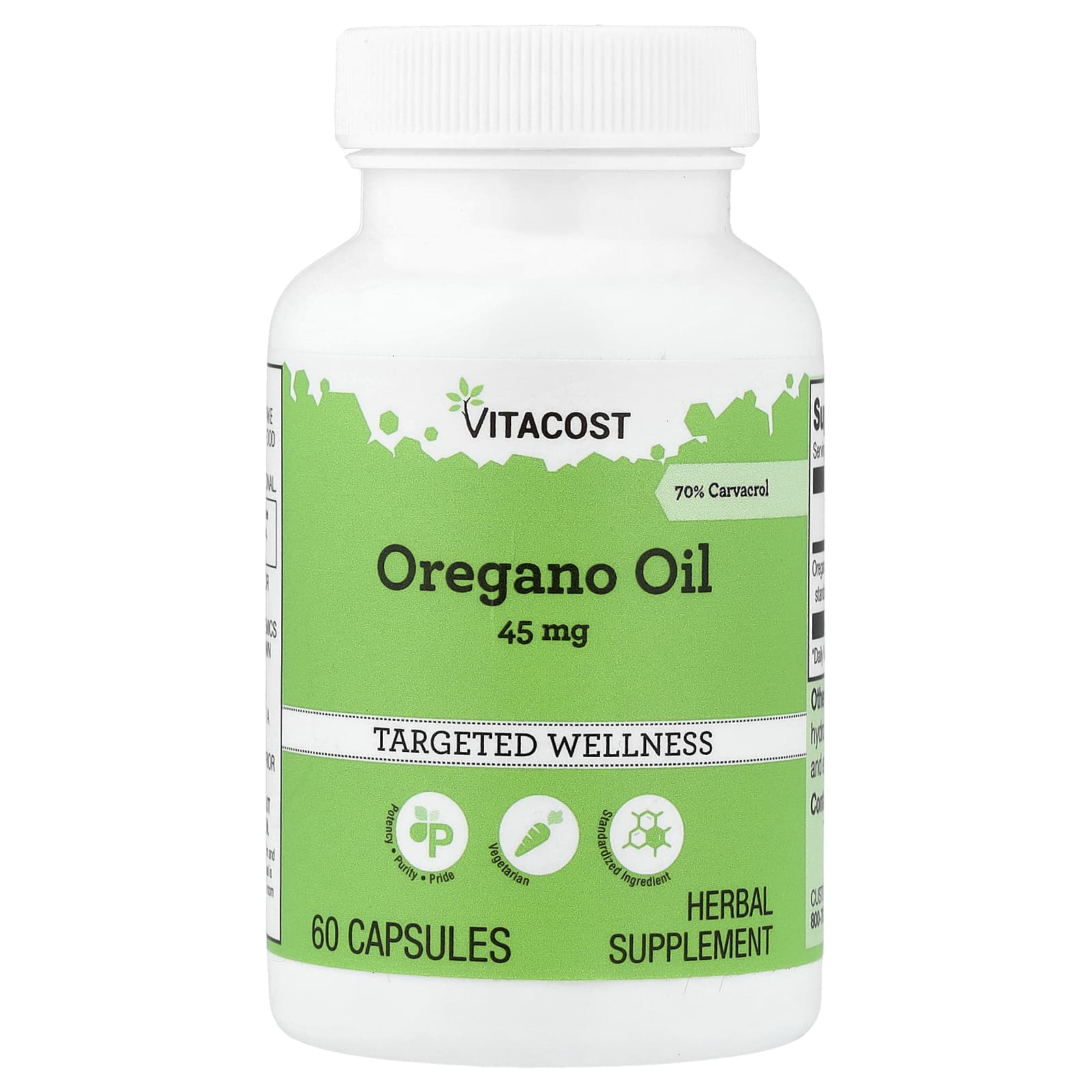 Vitacost Oregano Oil – 60 gélules — Tunisie