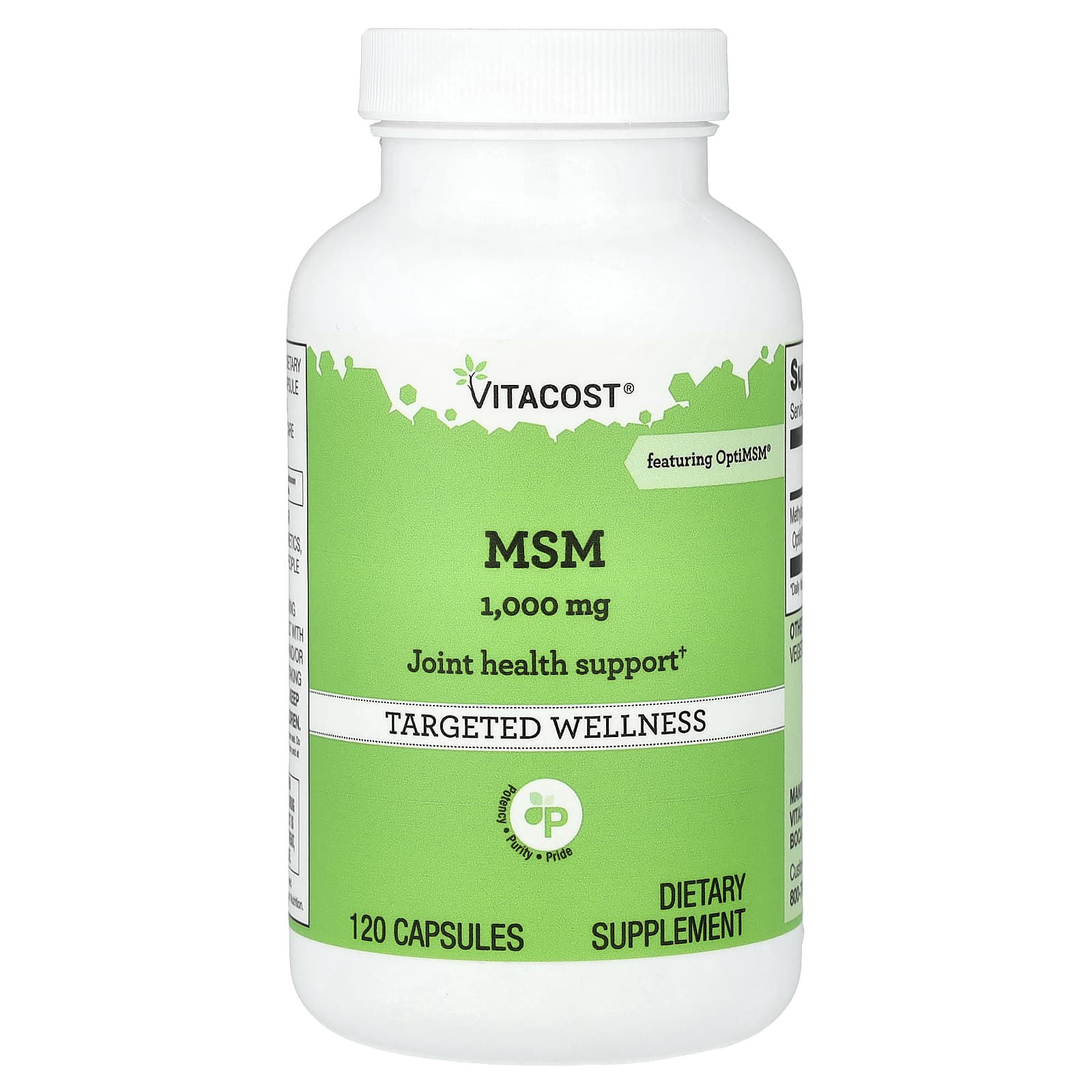 Vitacost MSM – 120 gélules — Tunisie