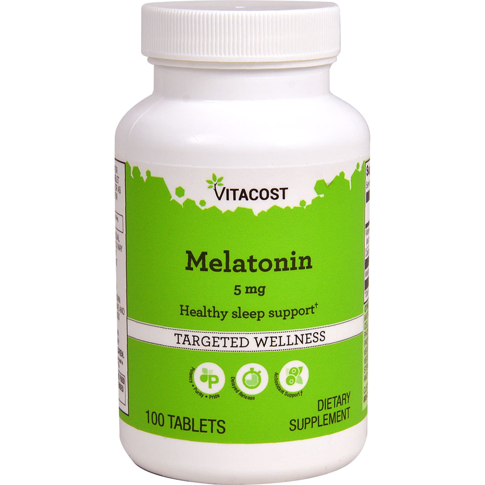 Vitacost Melatonin – 5 mg – 100 comprimés — Tunisie