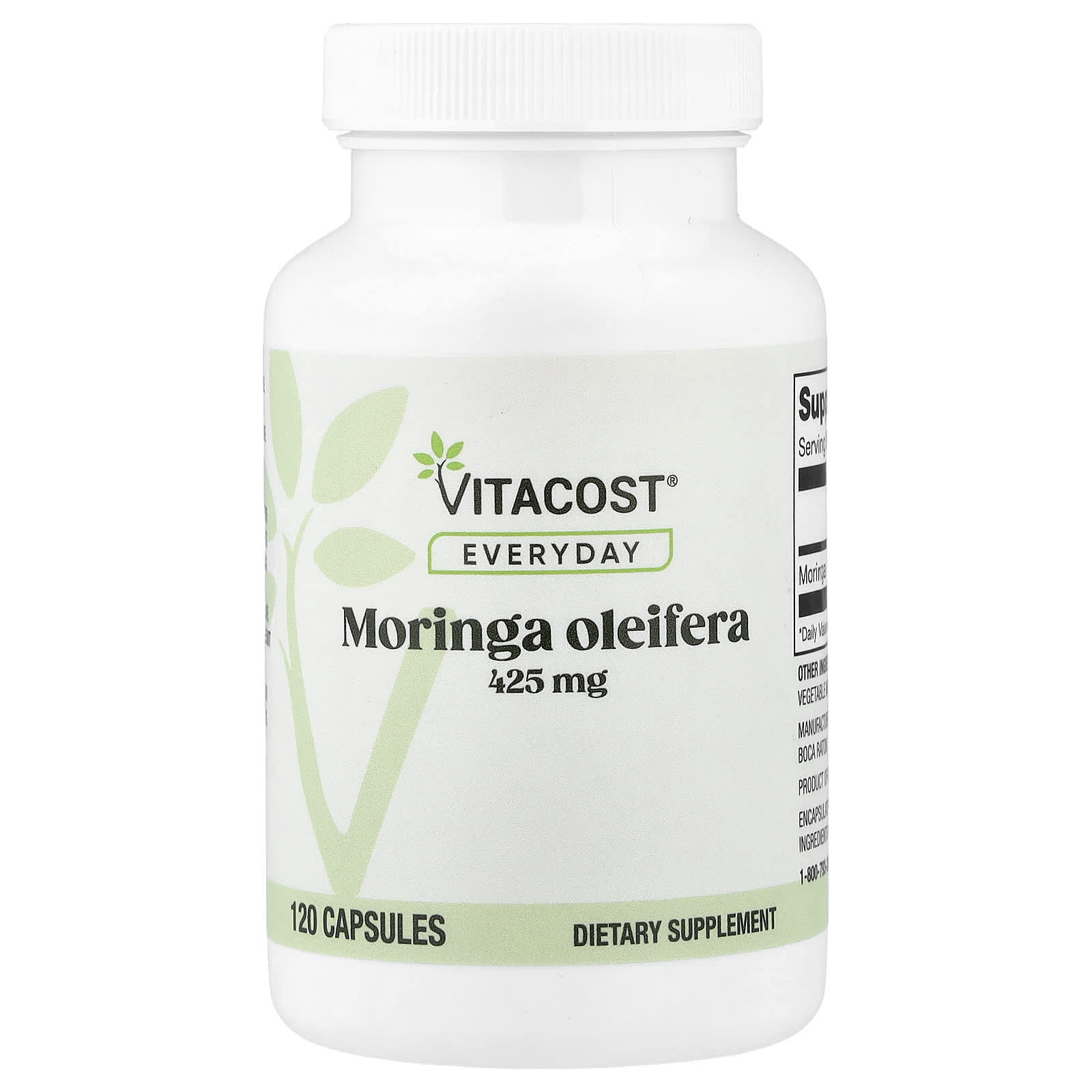 Vitacost Everyday, Moringa Oleifera – 120 gélules — Tunisie