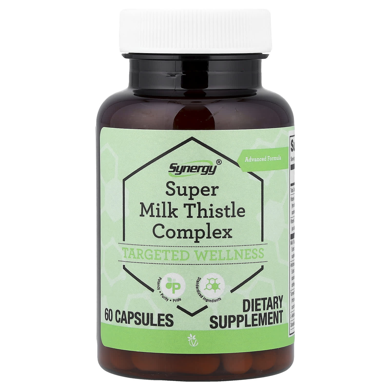 Vitacost Synergy, Super Milk Thistle Complex – 60 gélules — Tunisie