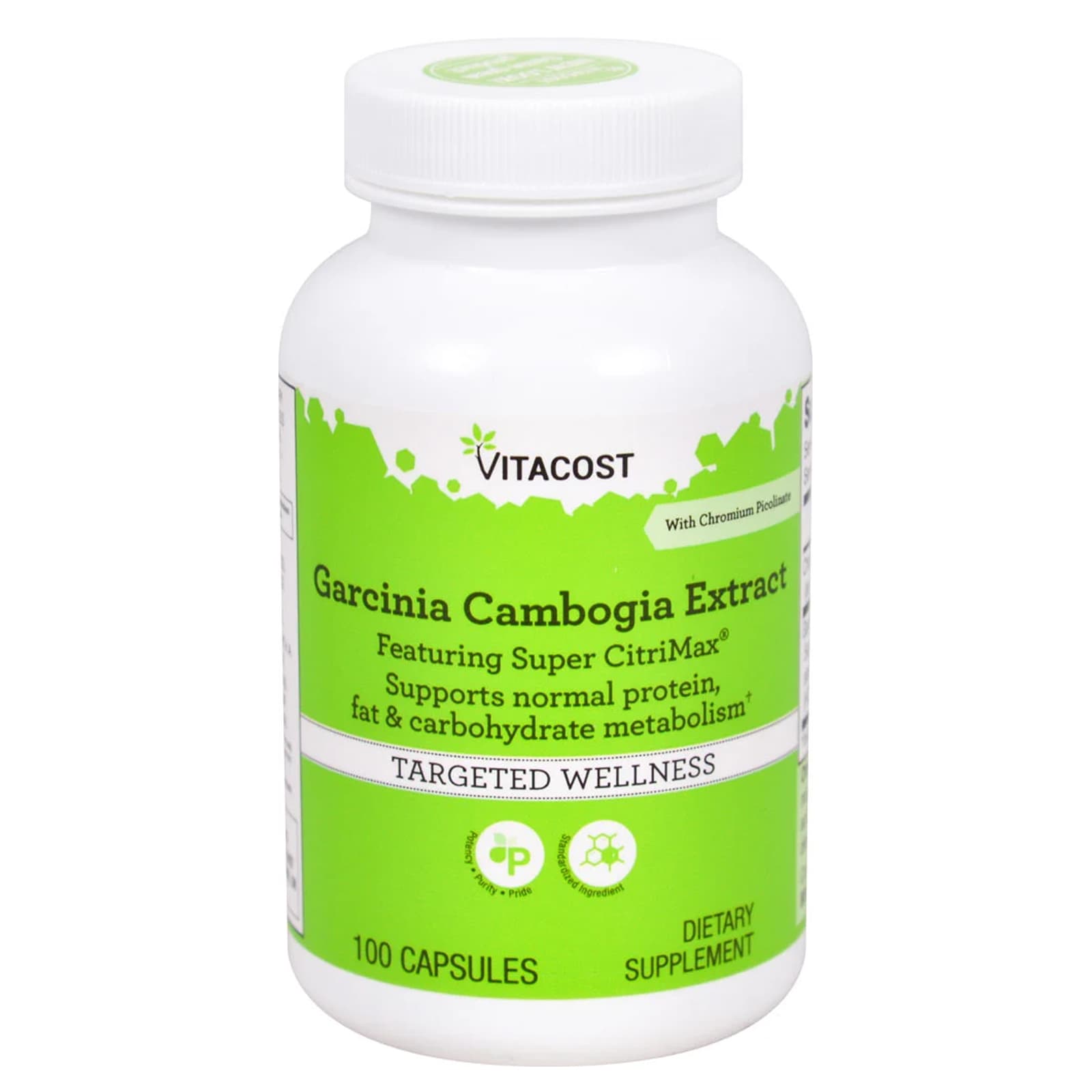 Vitacost Garcinia Cambogia Extract With Chromium Picolinate Featuring Super CitriMax – 100 gélules — Tunisie