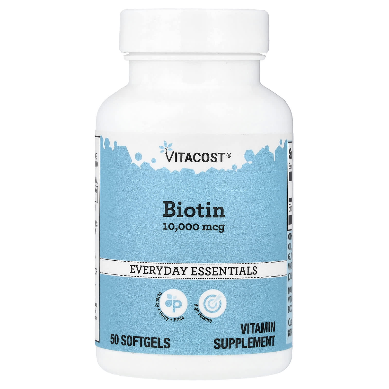 Vitacost Biotin – 50 capsules molles — Tunisie