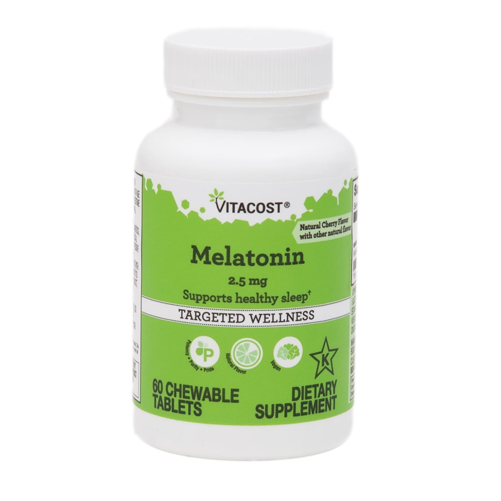 Vitacost Melatonin – Natural Cherry – 2,5 mg — Tunisie