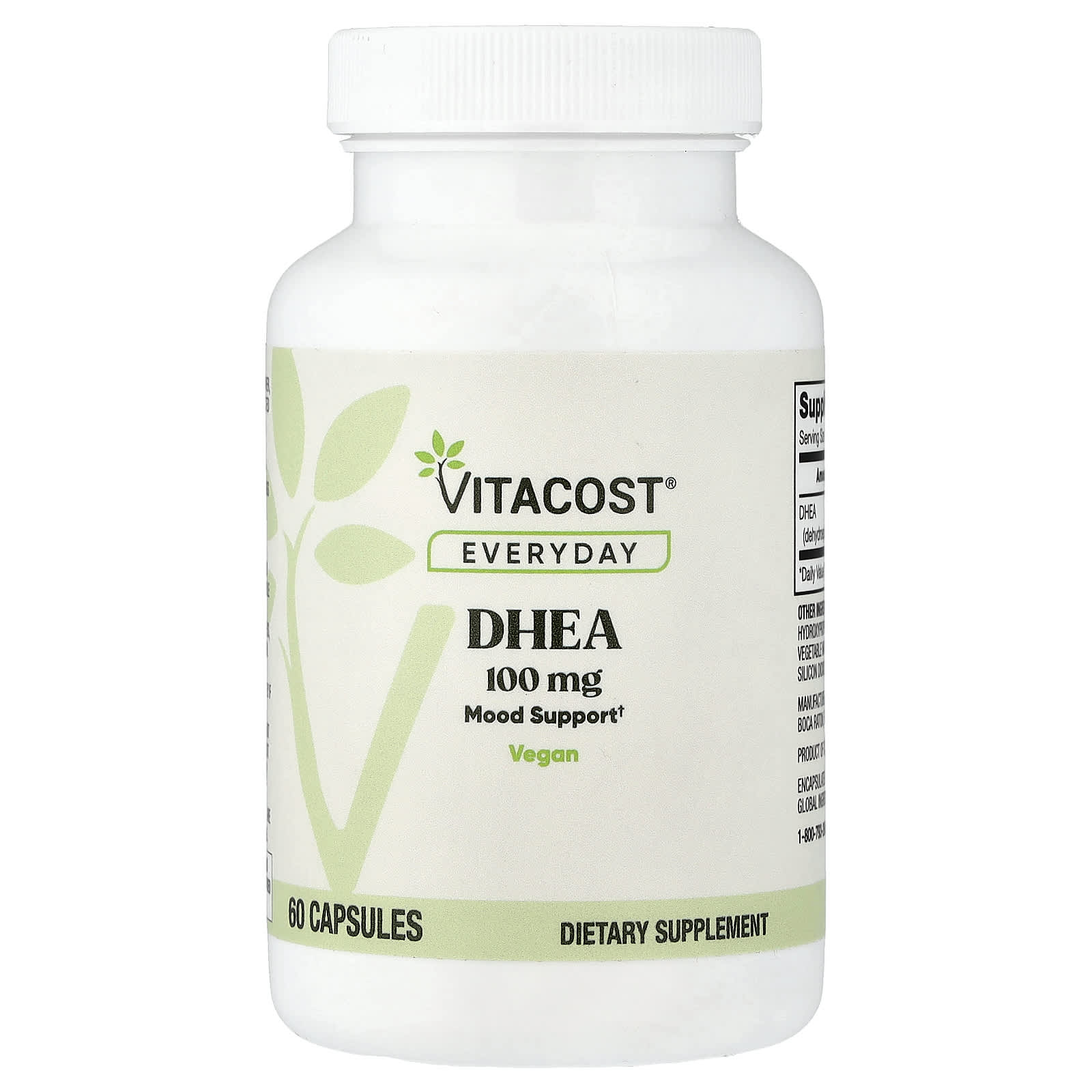 Vitacost Everyday, DHEA – 60 gélules — Tunisie