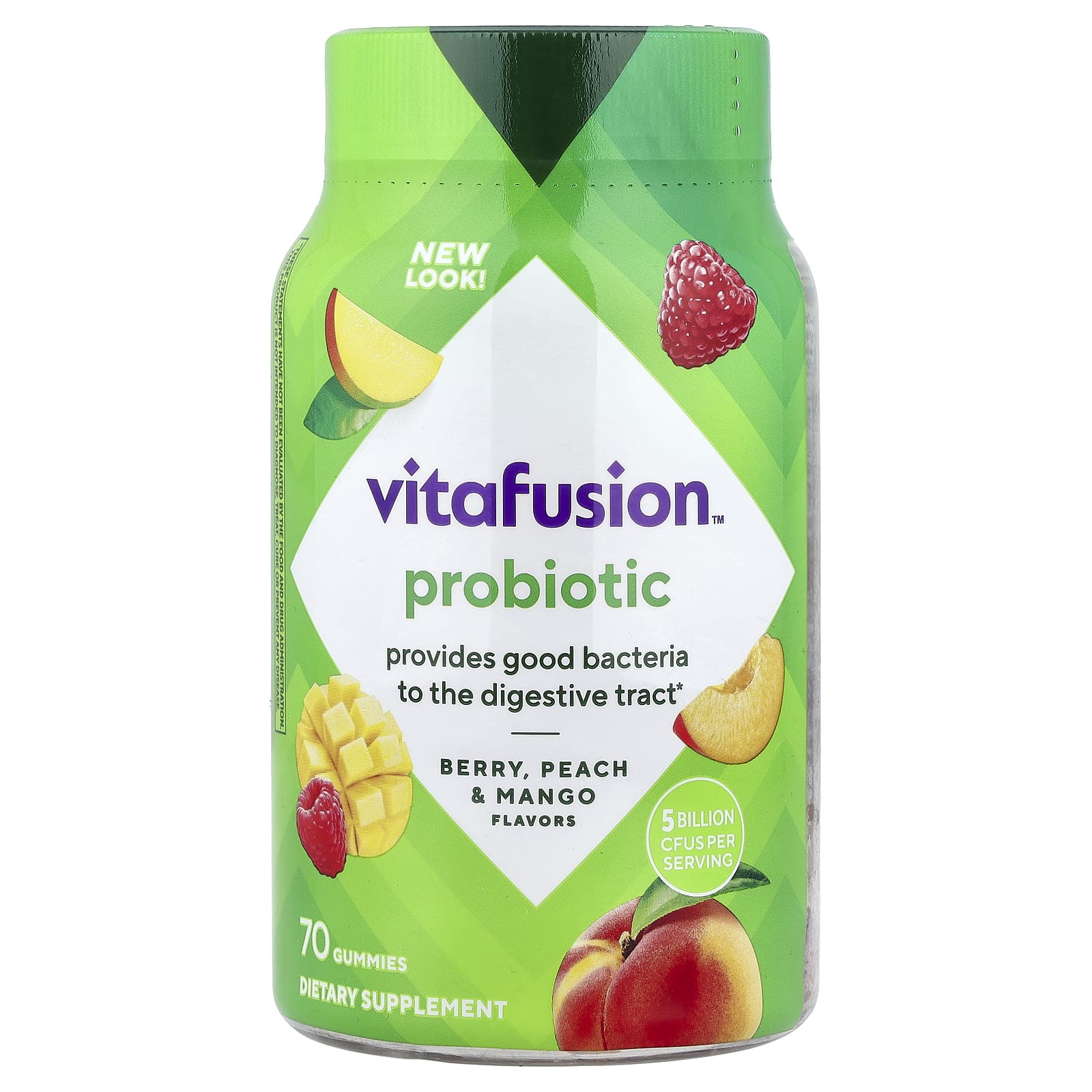 VitaFusion Probiotic Gummies, Peach & Mango – Berry – 70 gommes — Tunisie