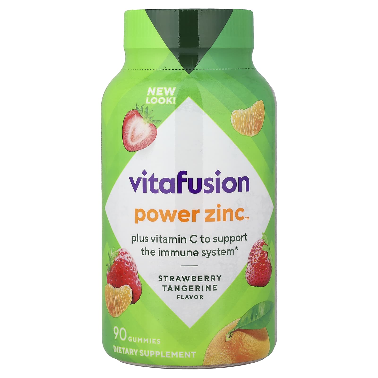 VitaFusion Power Zinc Plus Vitamin C Gummies – Strawberry Tangerine – 90 gommes — Tunisie