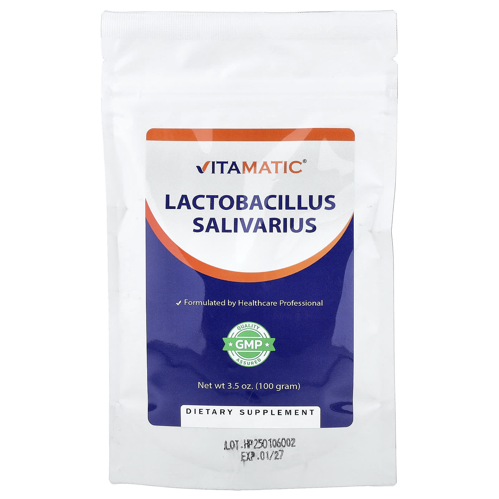 Vitamatic Lactobacillus Salivarius – 100 g — Tunisie