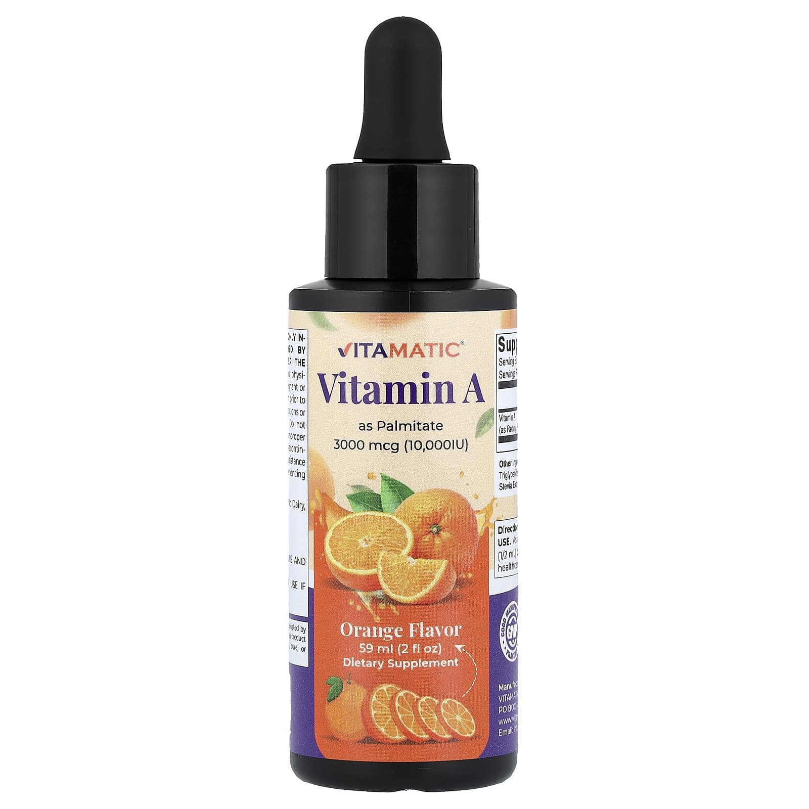 Vitamatic Vitamin A as Palmitate – Orange – 59 ml — Tunisie