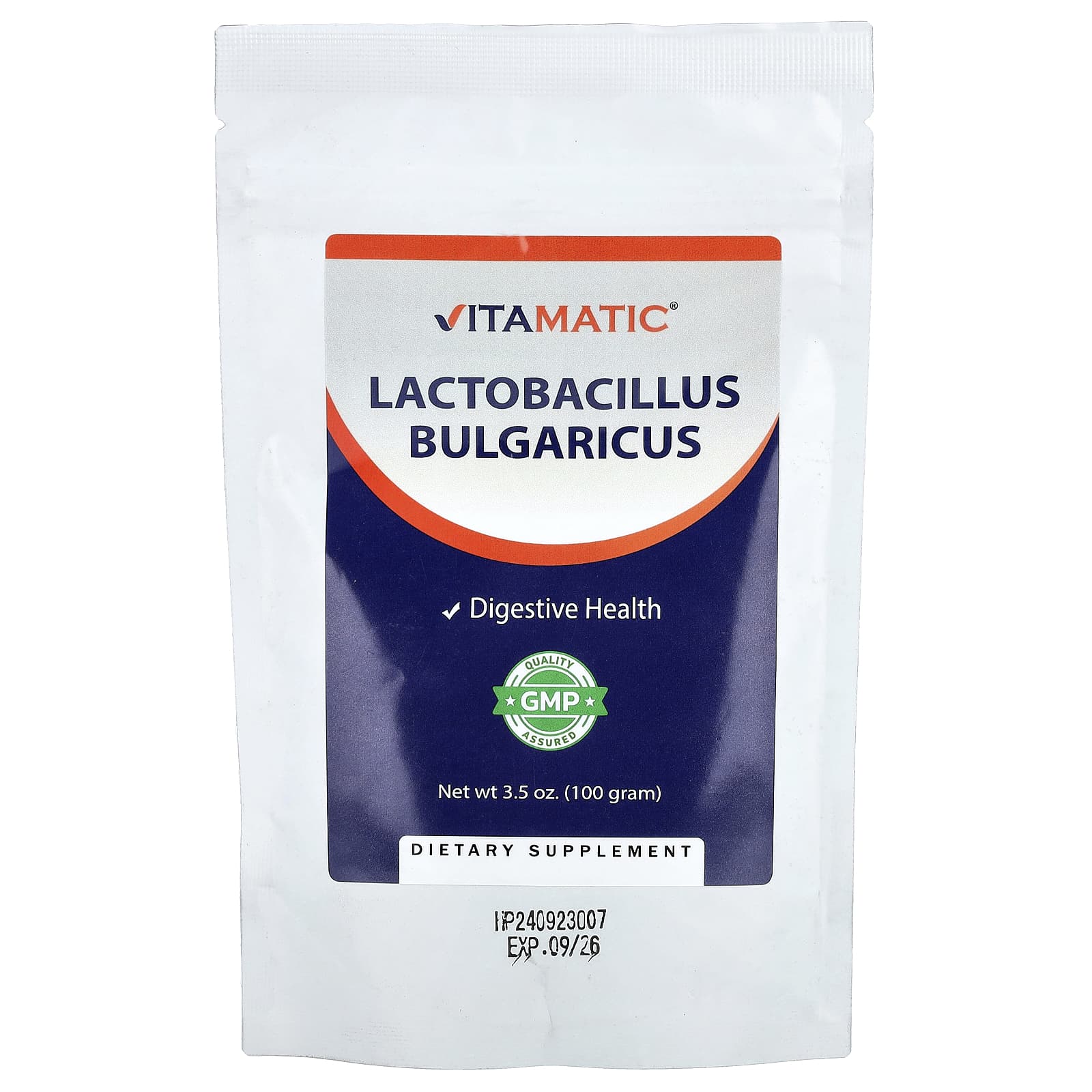 Vitamatic Lactobacillus Bulgaricus – 100 g — Tunisie