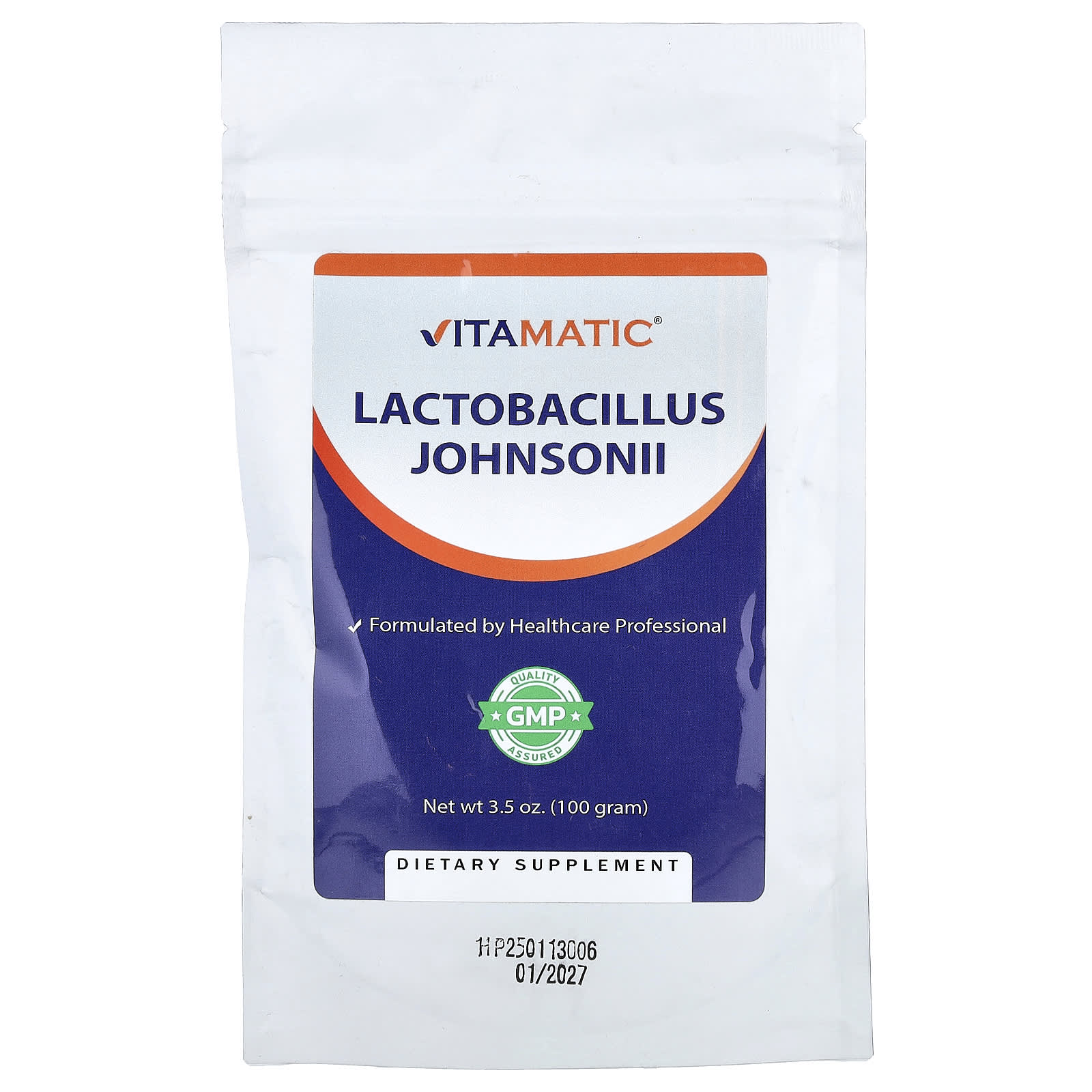 Vitamatic Lactobacillus Johnsonii – 100 g — Tunisie