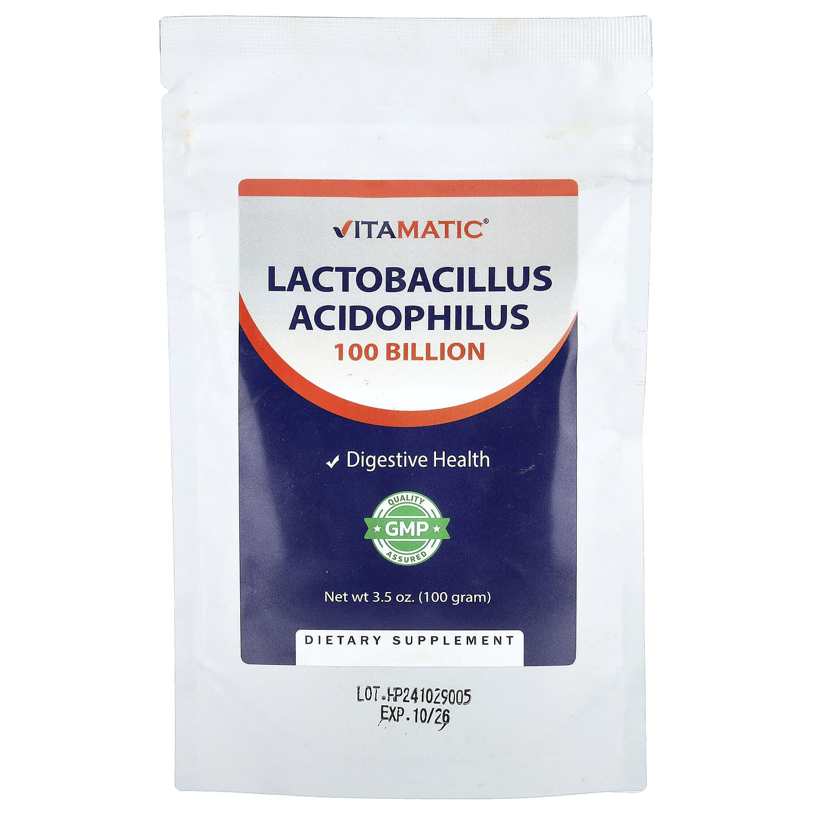 Vitamatic Lactobacillus Acidophilus – 100 g — Tunisie