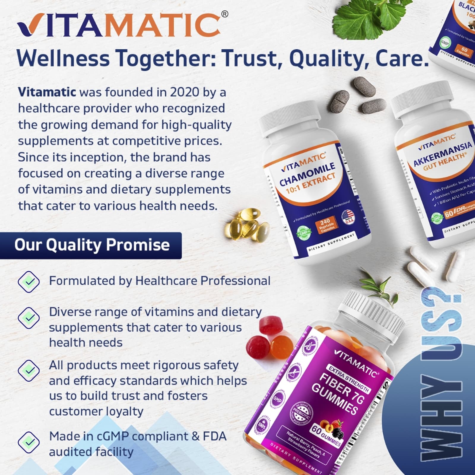 Vitamatic Chamomile – 2500 mg — étiquette 5