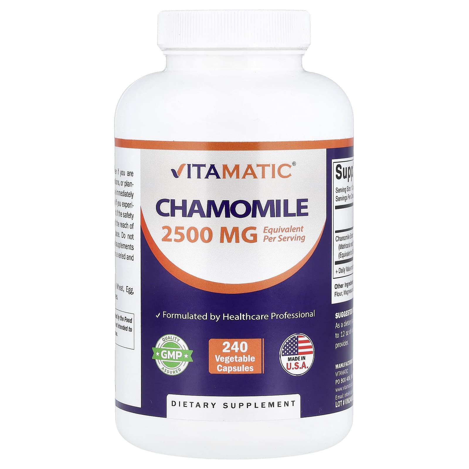 Vitamatic Chamomile – 2500 mg — Tunisie