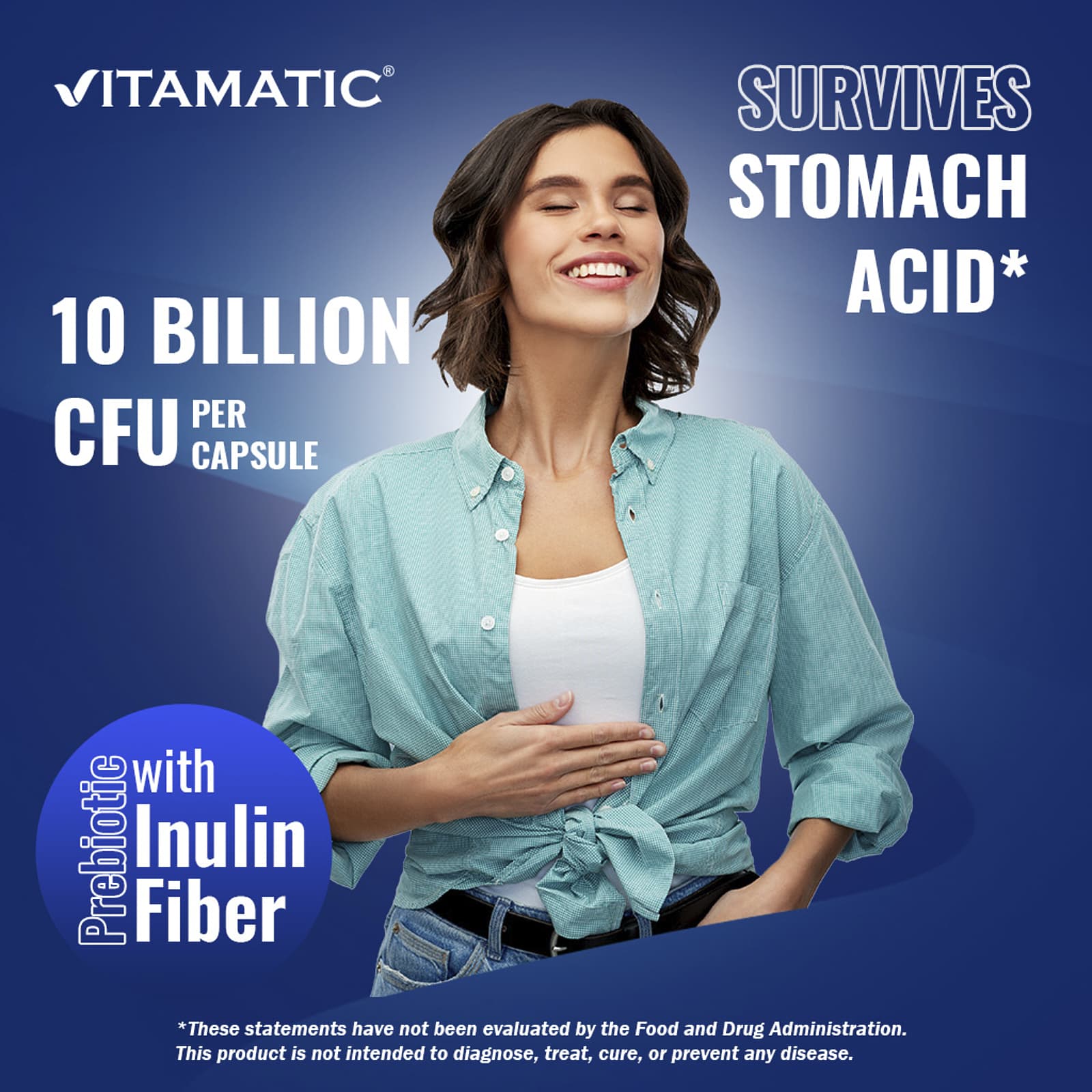 Vitamatic Bifidobacterium Bifidum, 60 DRcaps Hypromellose Capsules — étiquette 4