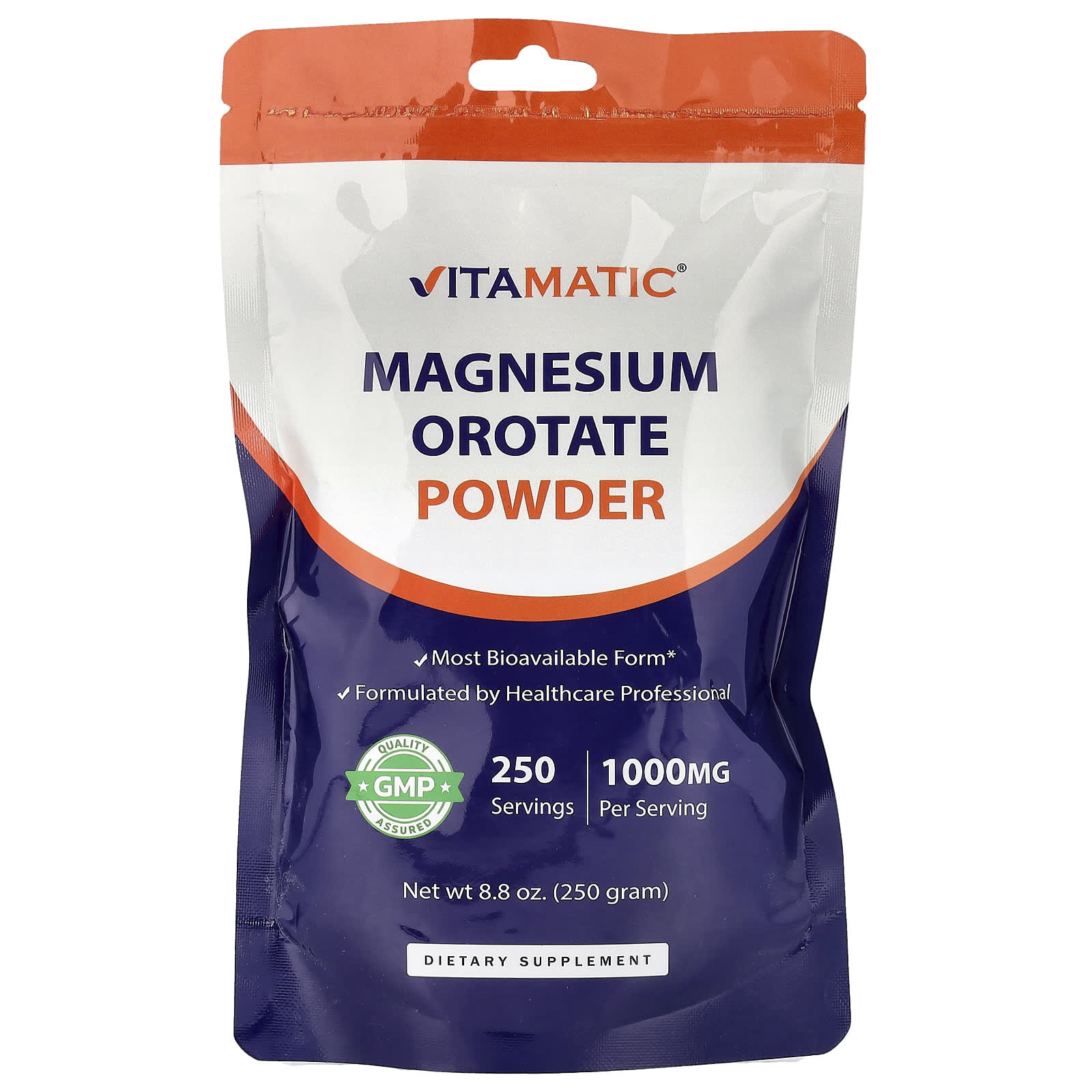 Vitamatic Magnesium Orotate Powder – 250 g — Tunisie