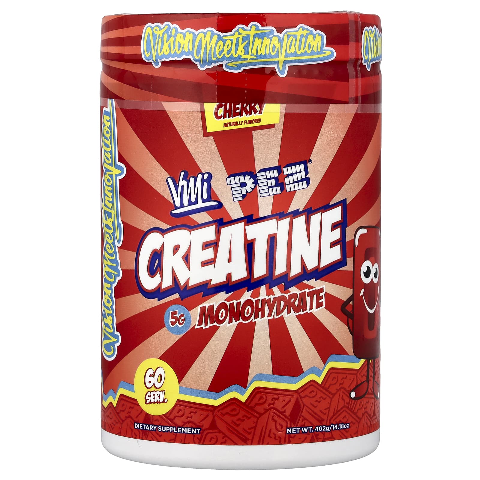 VMI Sports Creatine Monohydrate – Pez Cherry – 402 g — Tunisie