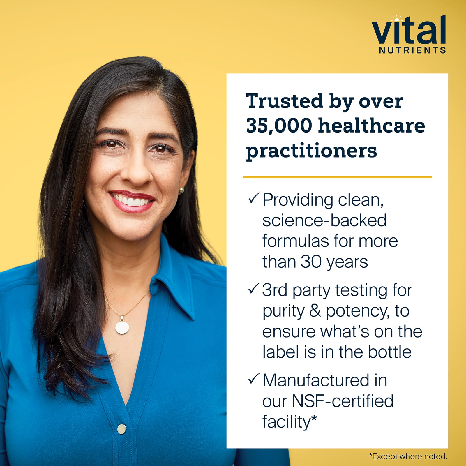 Vital Nutrients Multi-Nutrients 1 with Iron & Iodine – 180 gélules végétales — étiquette 3