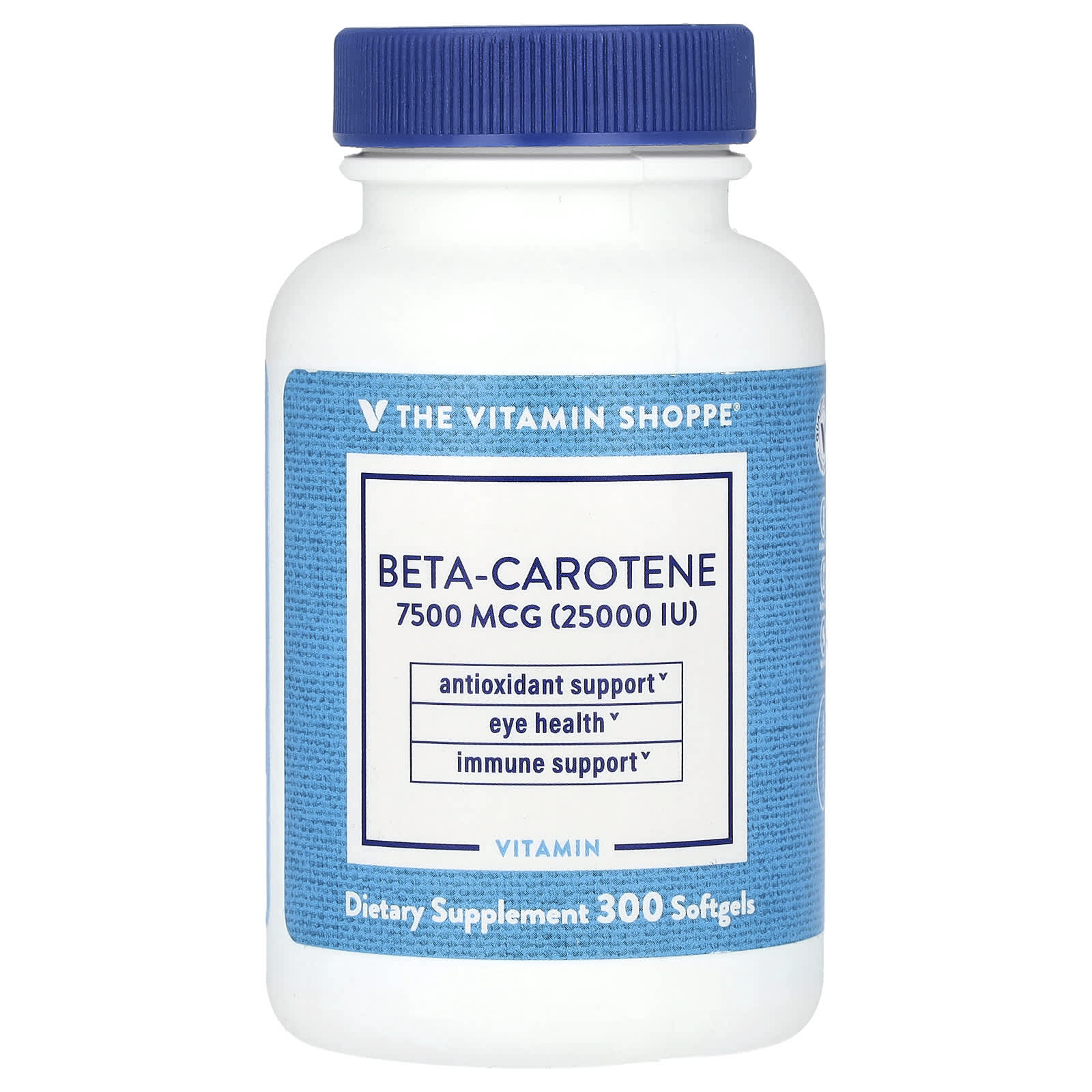 The Vitamin Shoppe Beta-Carotene – 300 capsules molles — Tunisie